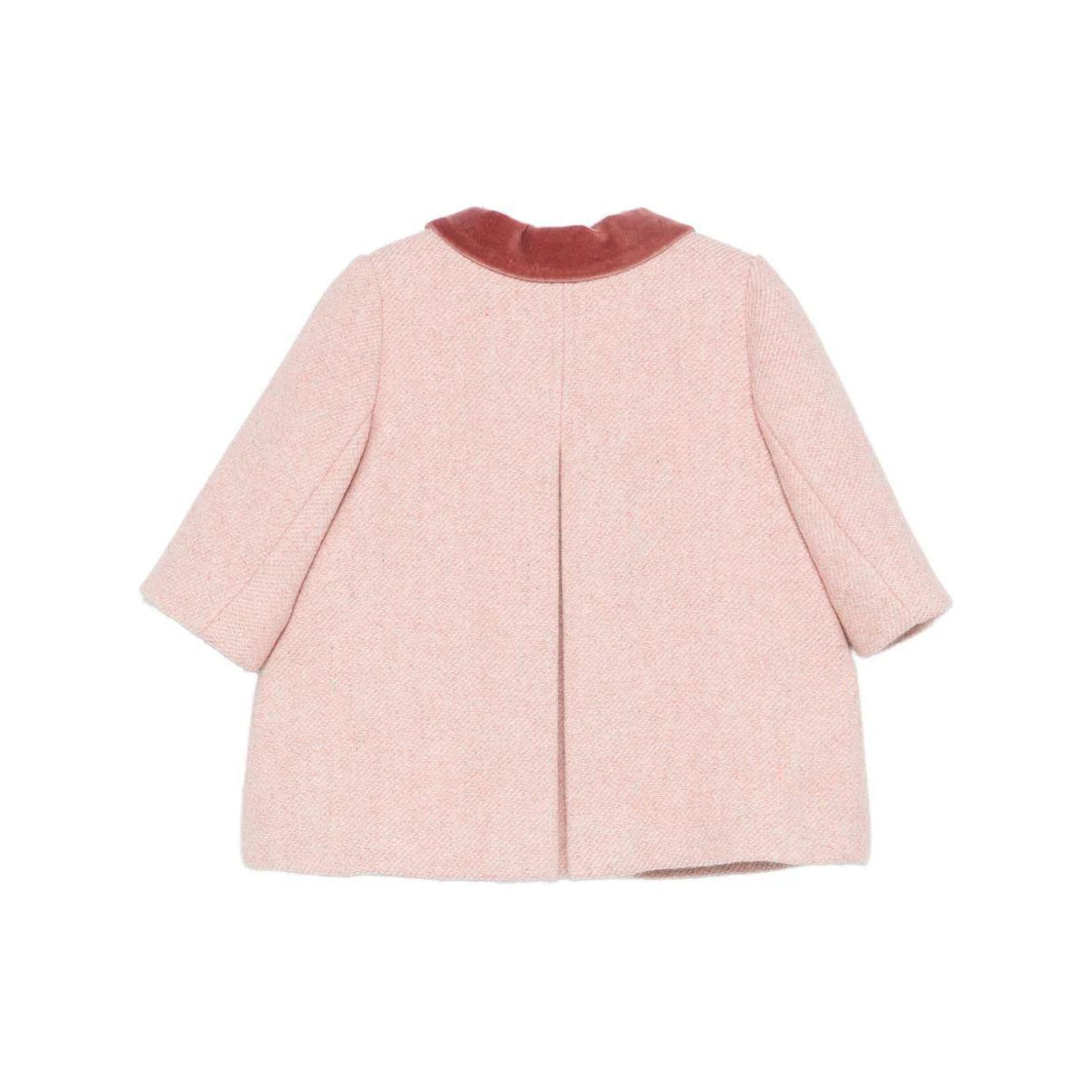 Baby Girls Pink Wool Coat