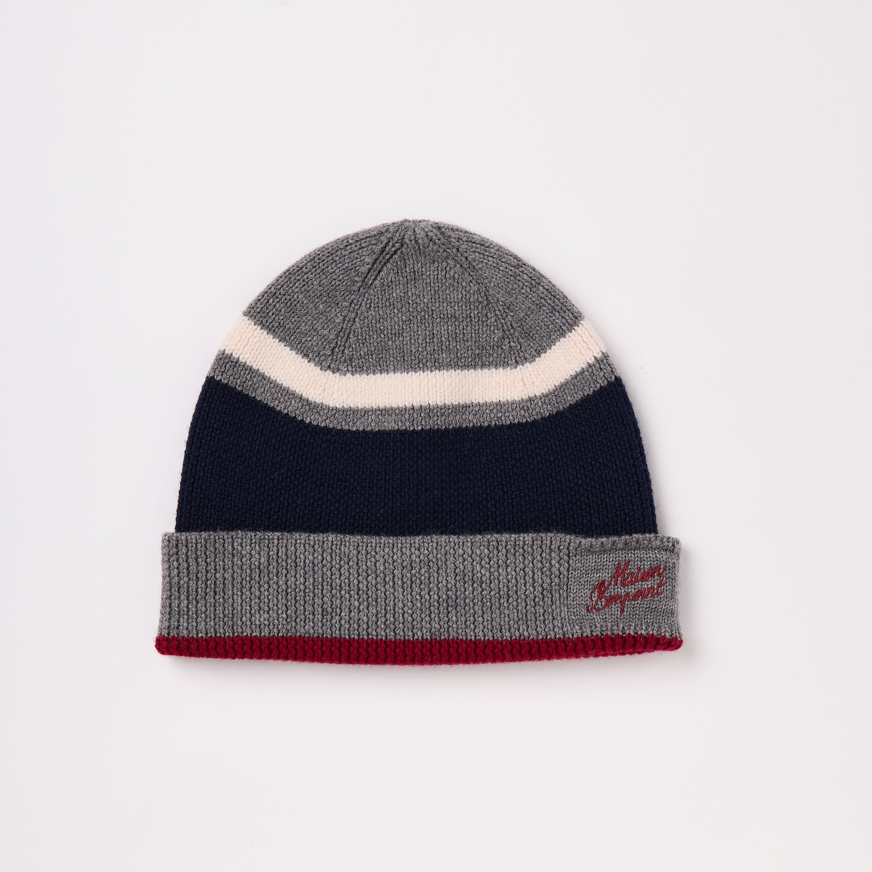 Boys Grey Knit Wool Hat