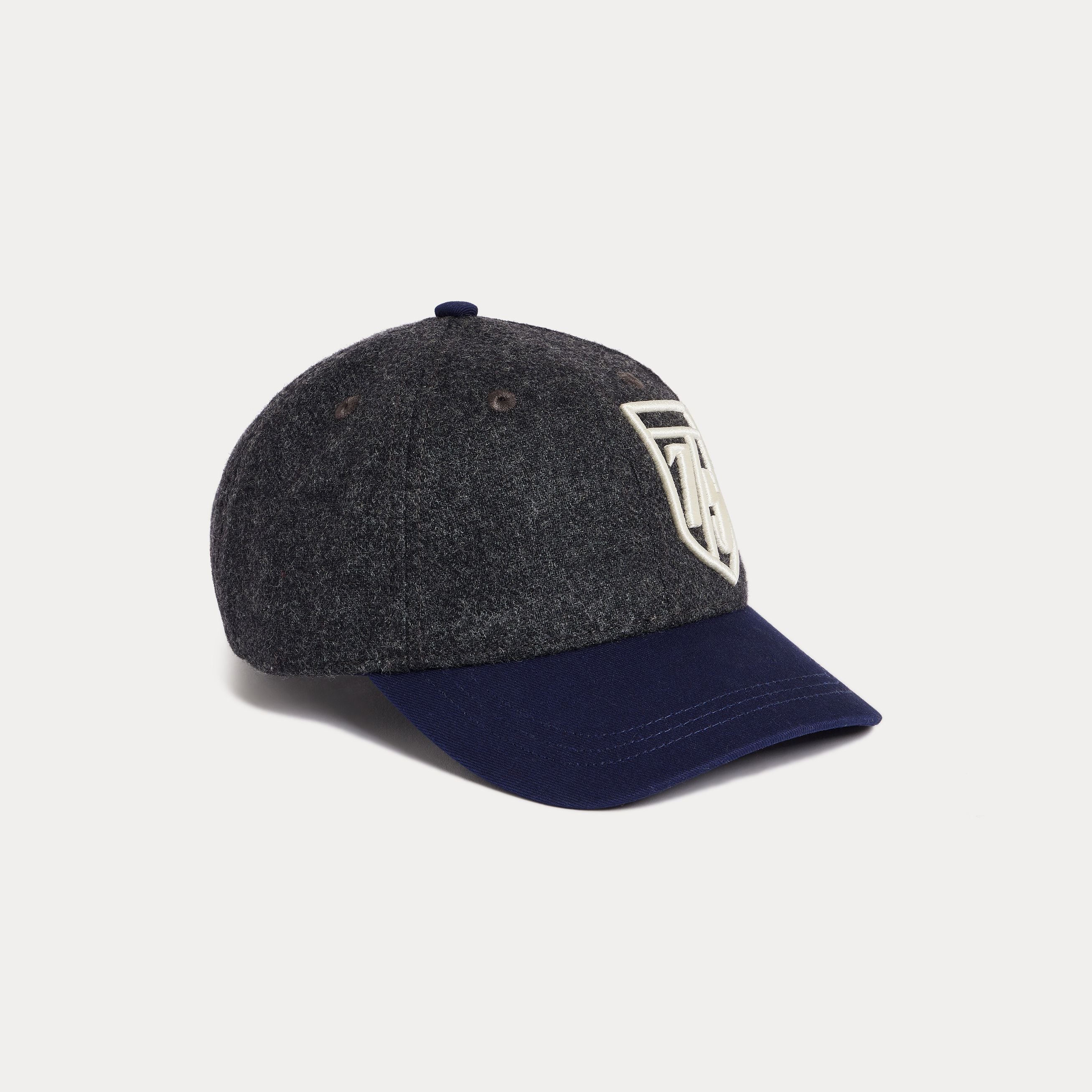Boys Grey Cotton Cap