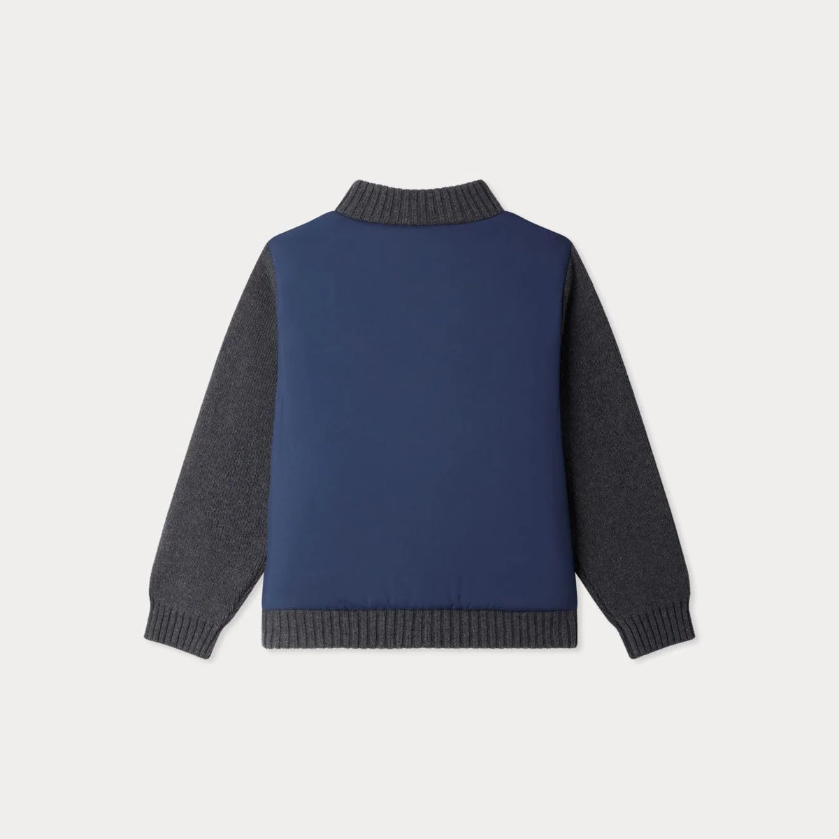 Boys Navy Zip-Up Jacket