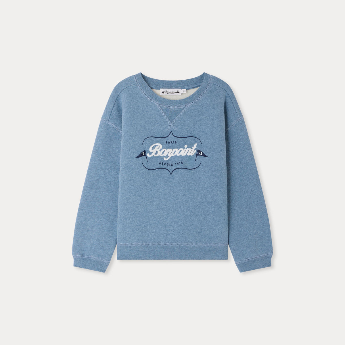 Boys Blue Cotton Sweatshirt