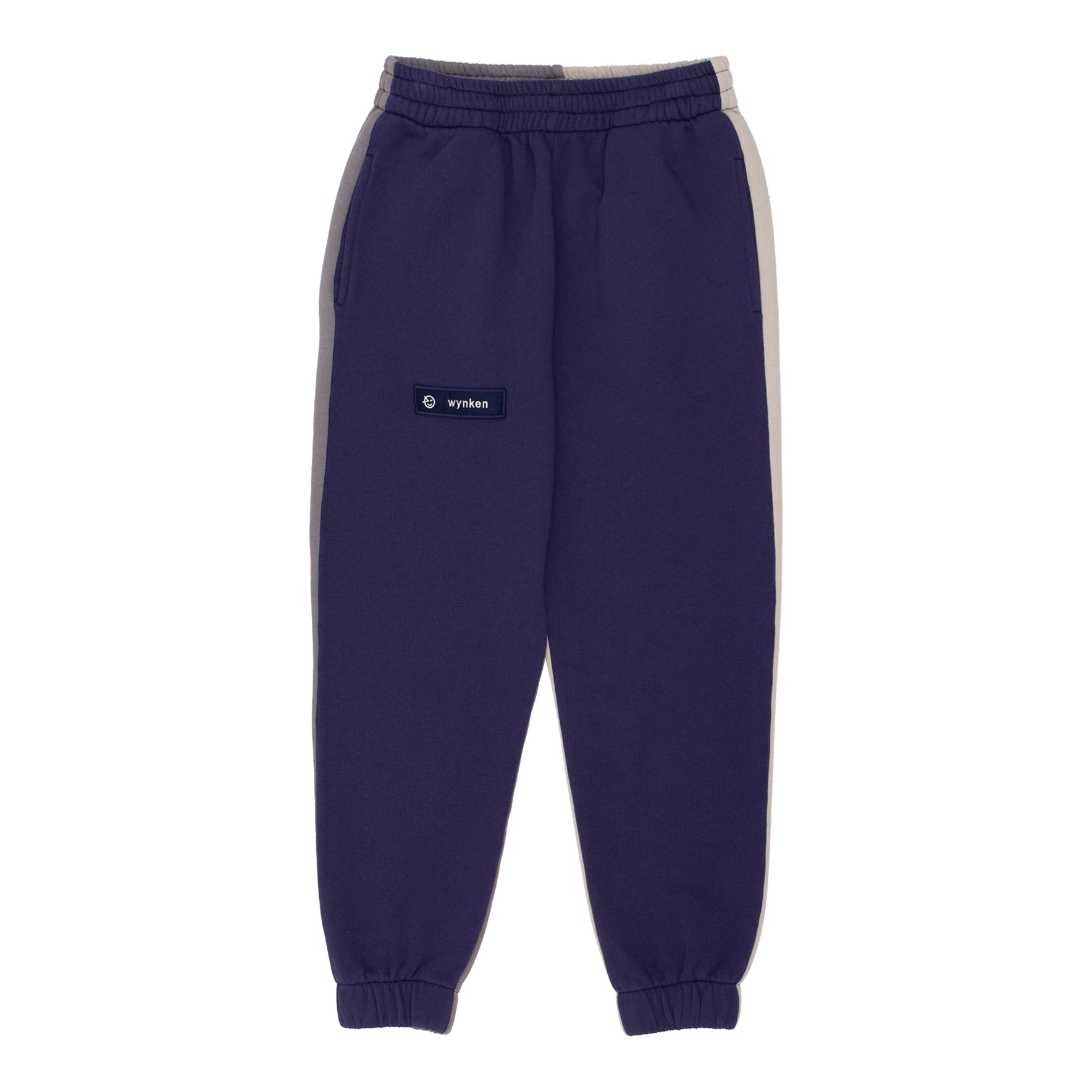 Boys & Girls Navy Logo Cotton Trousers