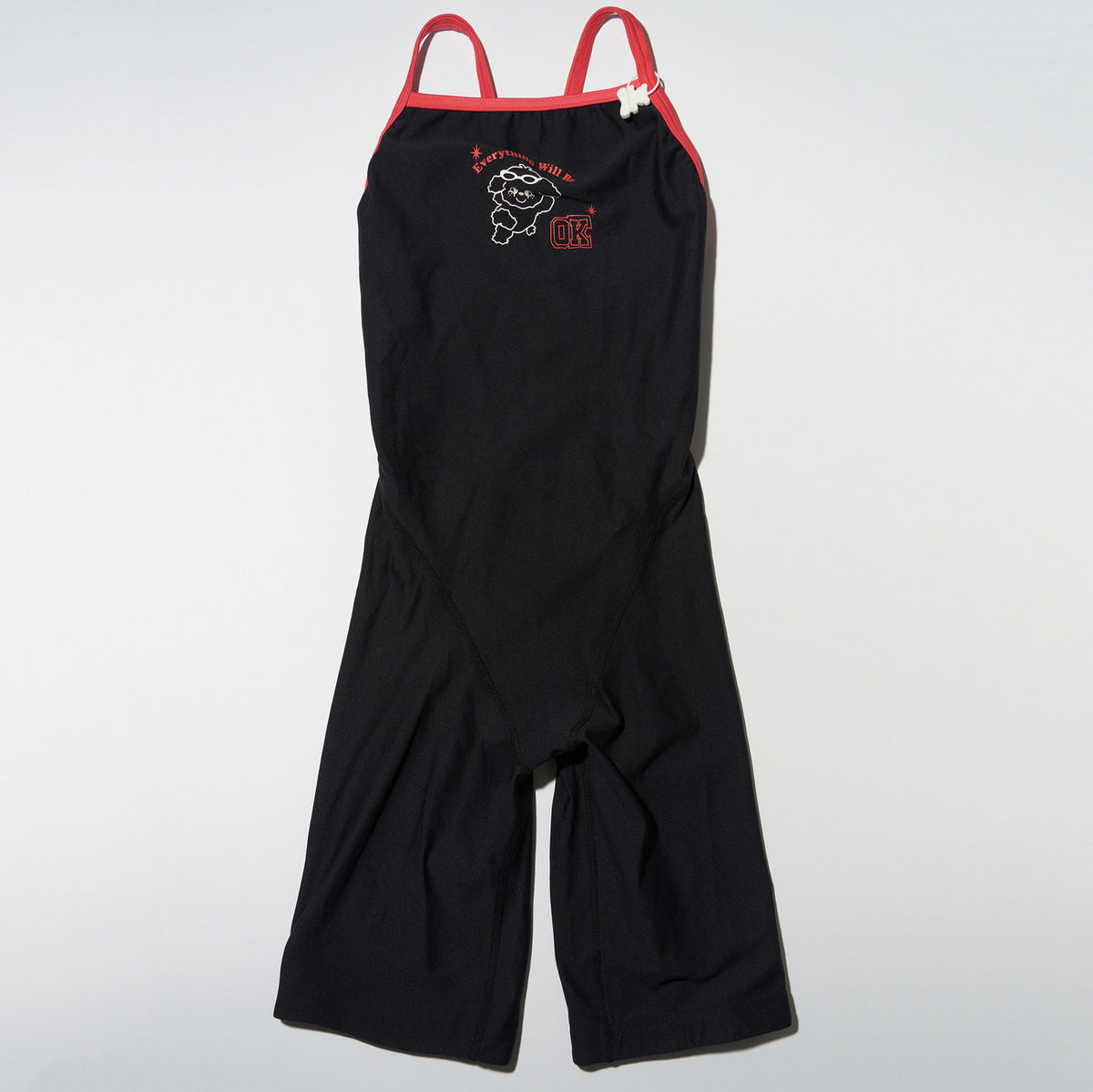 Maillot de bain professionnel court noir pour femme