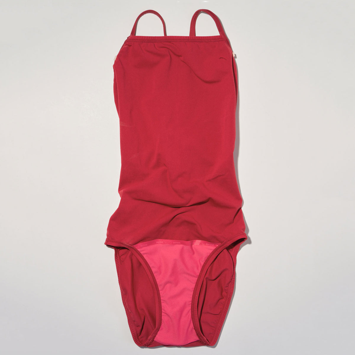 Maillot de bain professionnel rouge pour femme