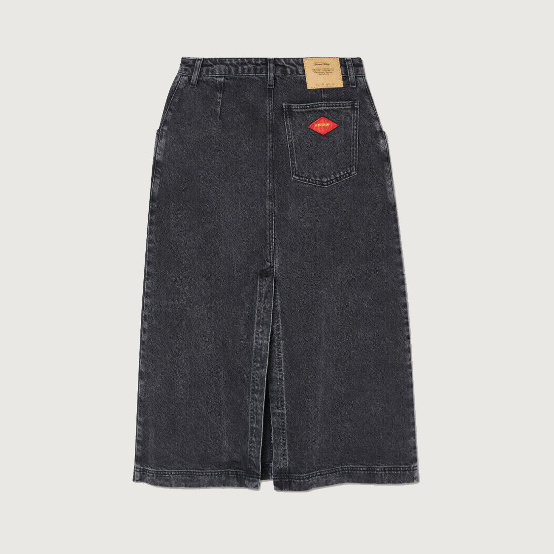 Women Black Demin Skirt