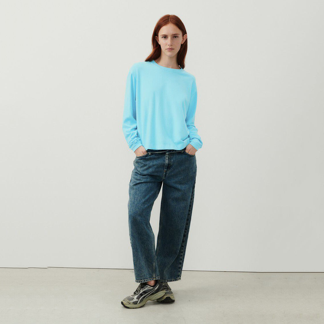 Women Light Blue T-Shirt