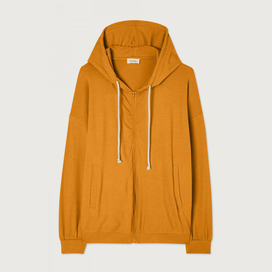 Girls Yellow Zip-Up Top