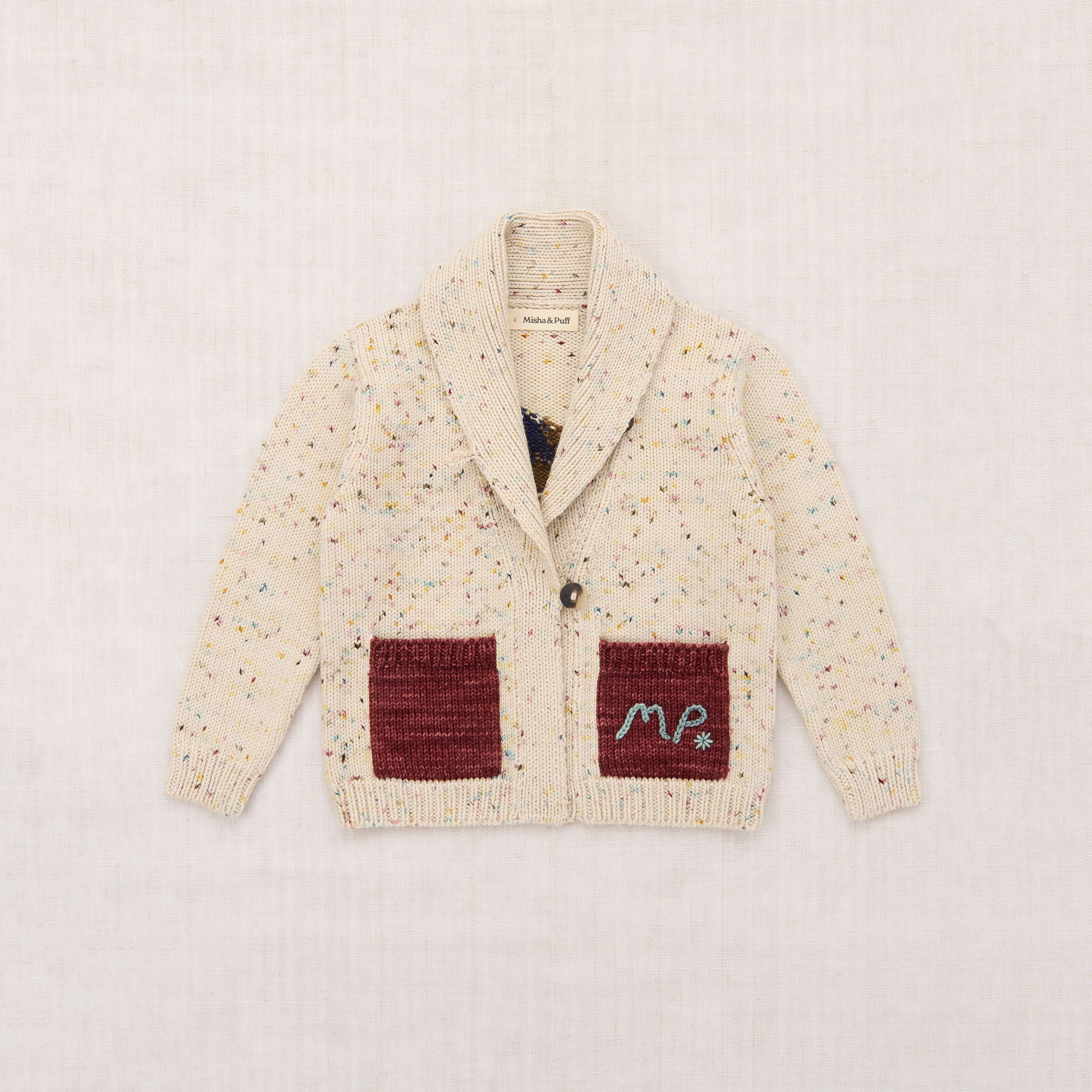 Boys & Girls Cream Knit Wool Cardigan