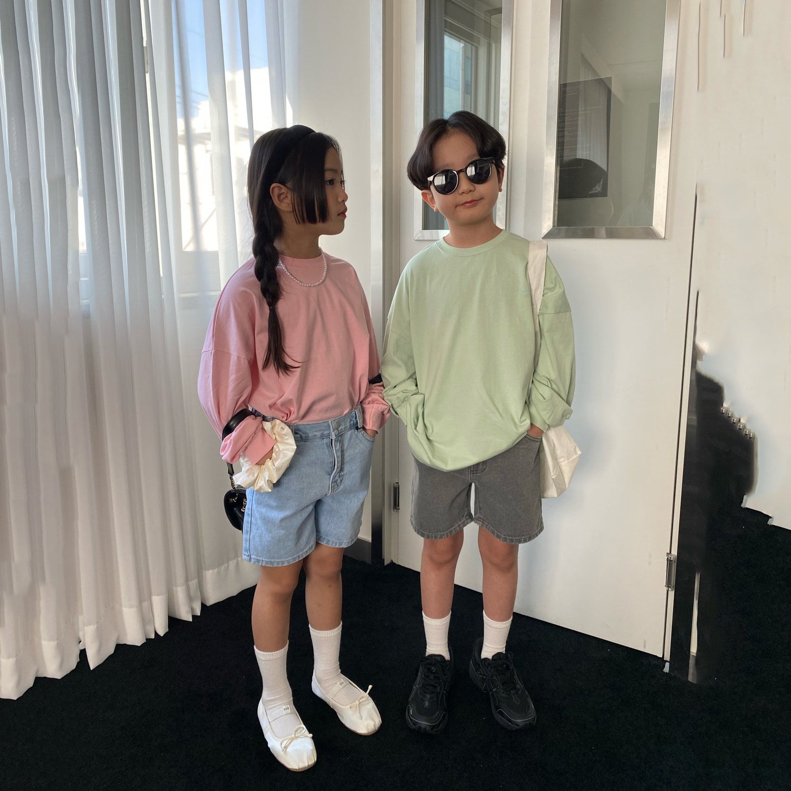 Boys & Girls Pink Cotton T-Shirt