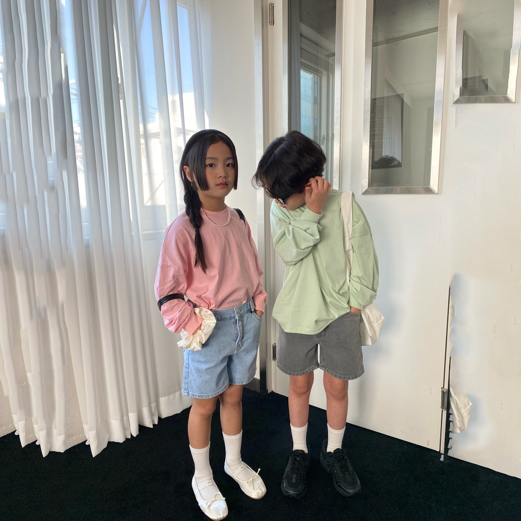 Boys & Girls Pink Cotton T-Shirt