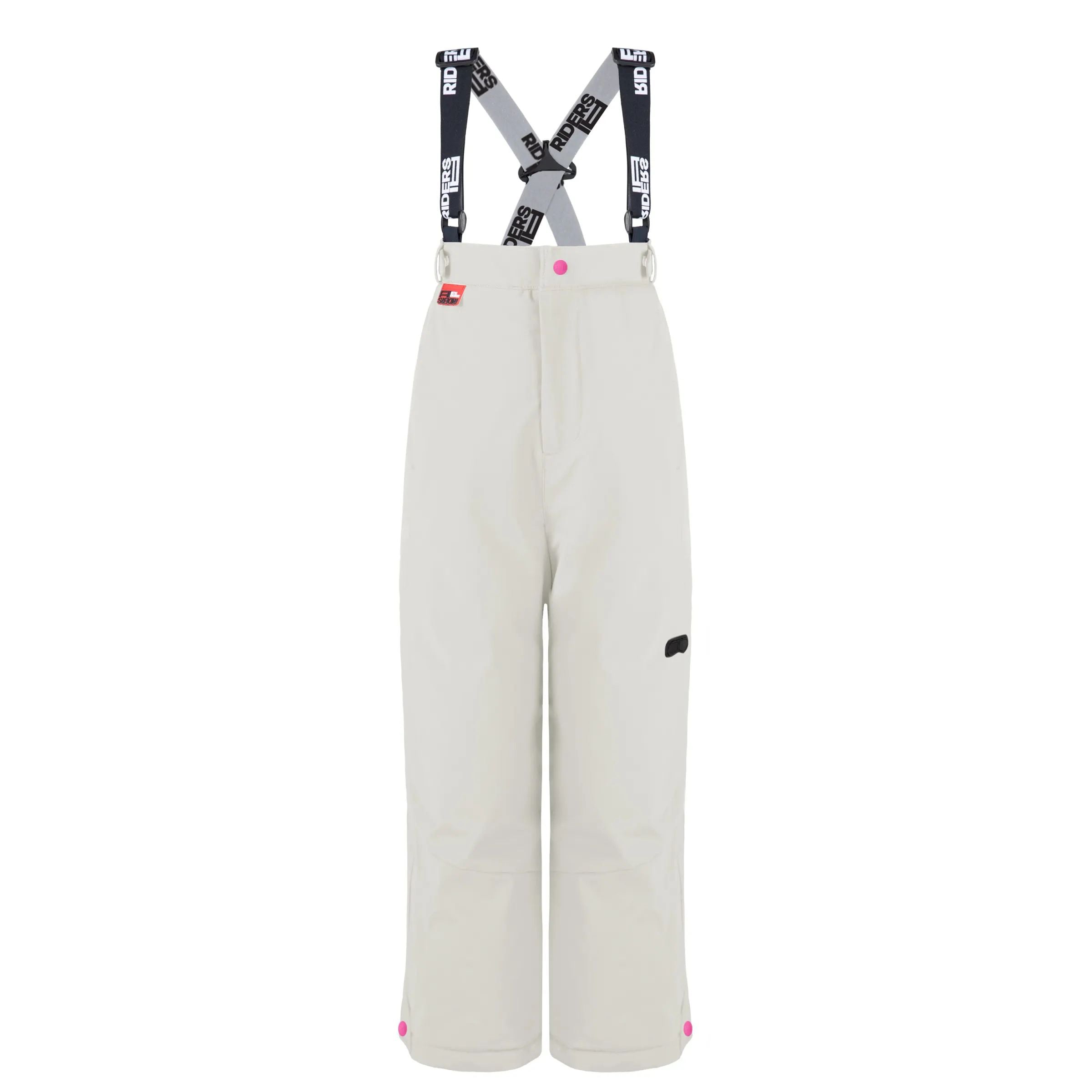 Boys & Girls White Ski Trousers
