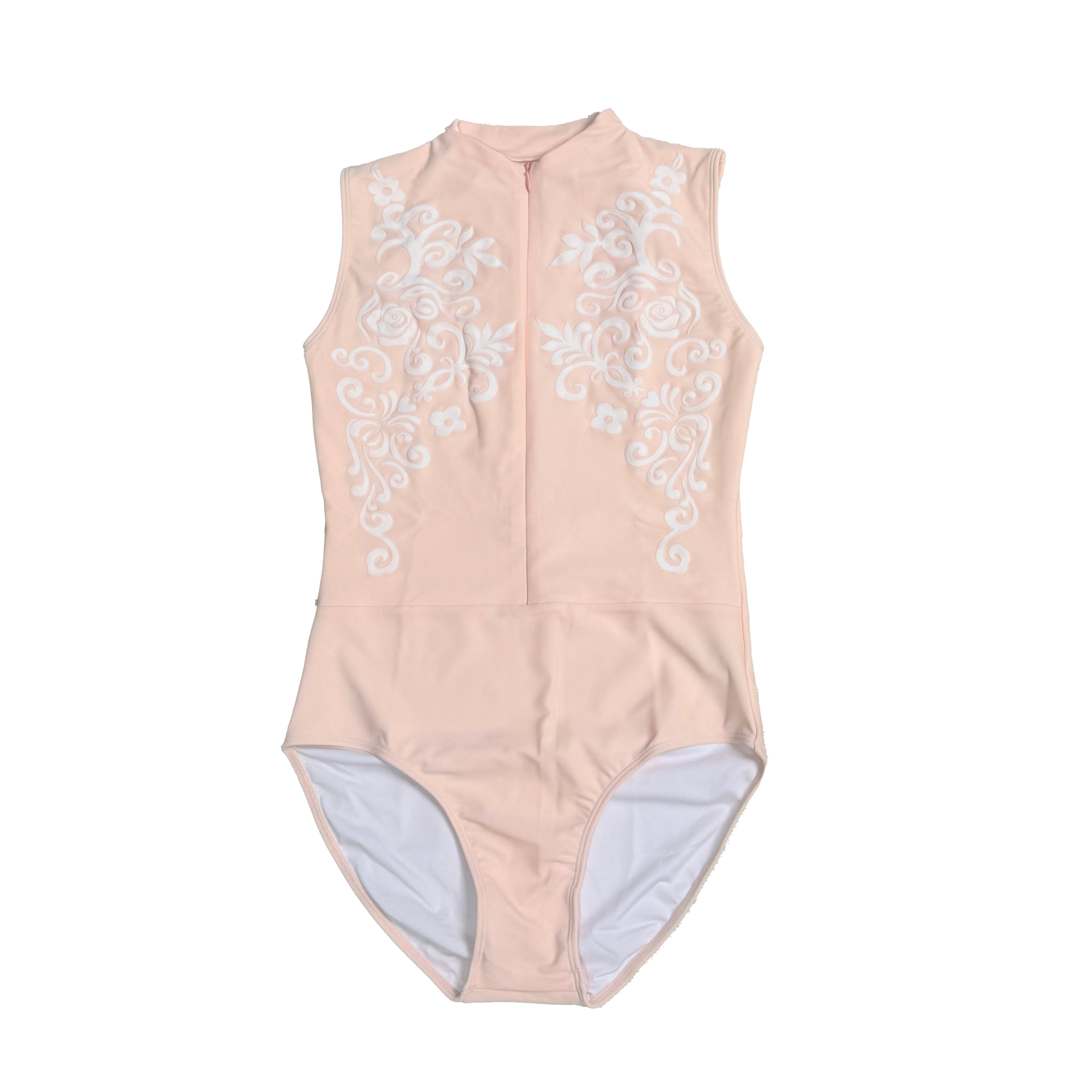 Women Light Pink Ballet Onesies(Chablis/60/02 Poudré/Blanc)