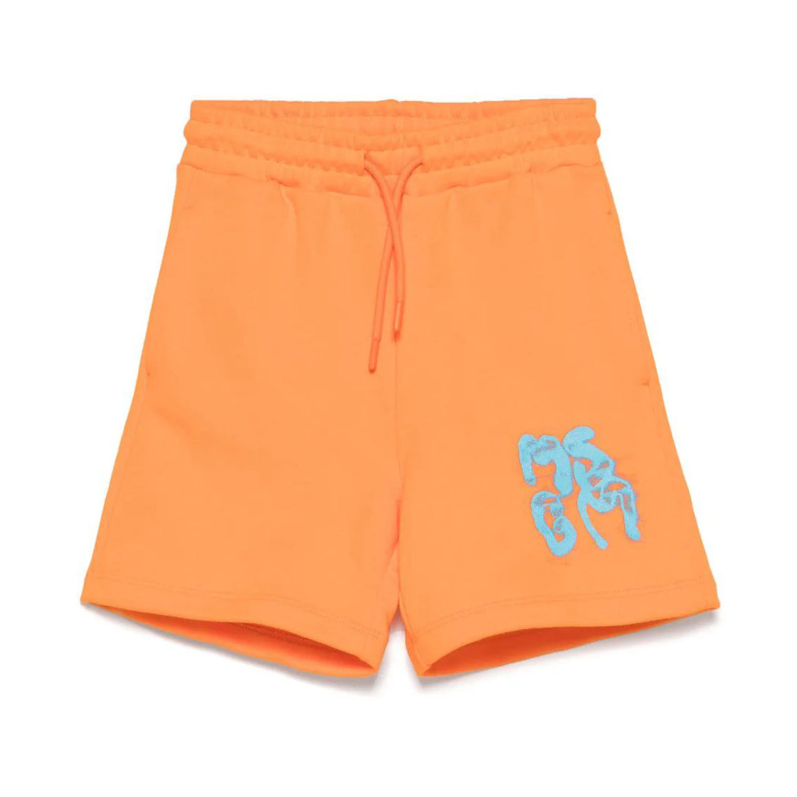 Boys Orange Cotton Shorts