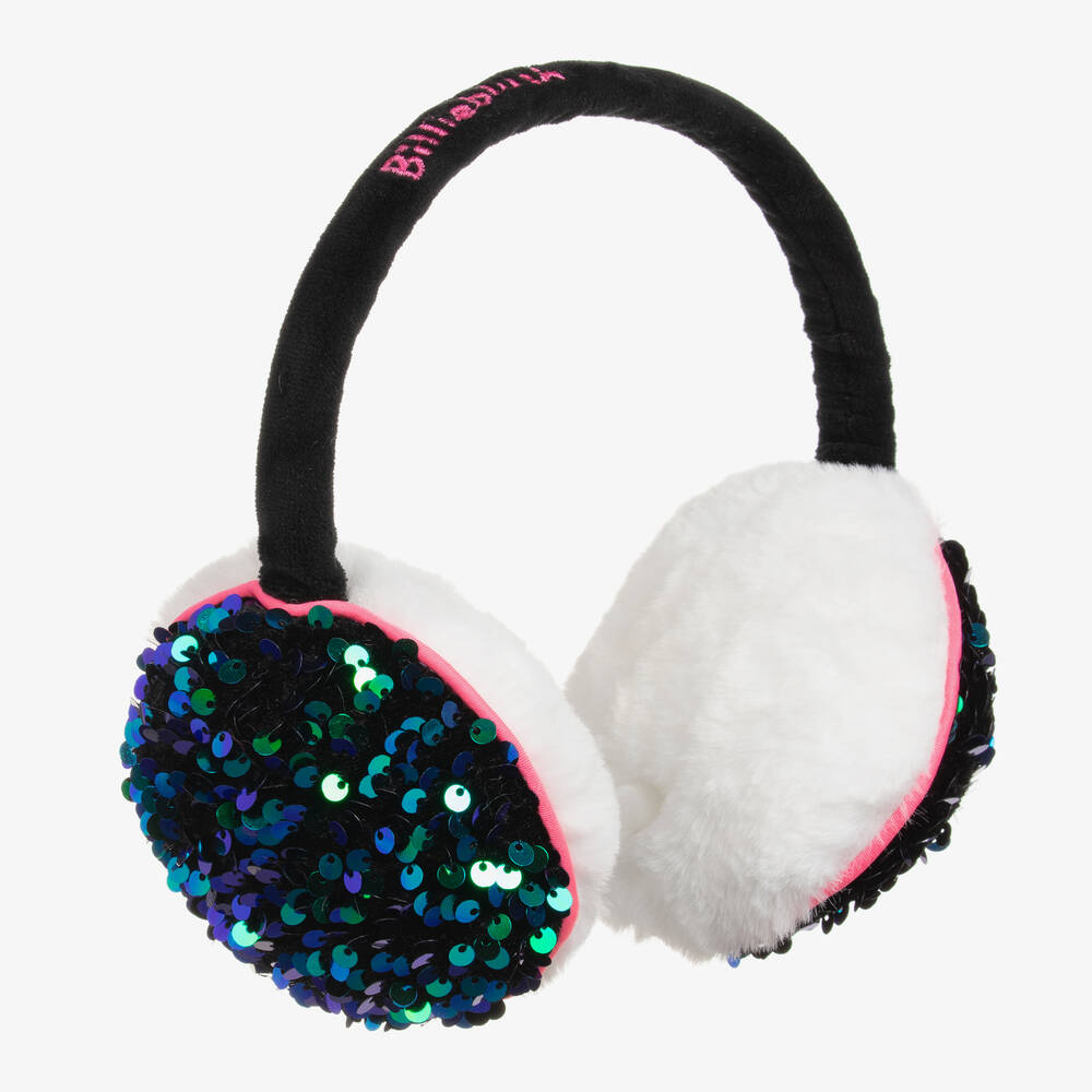 Girls Blue Logo Earmuffs