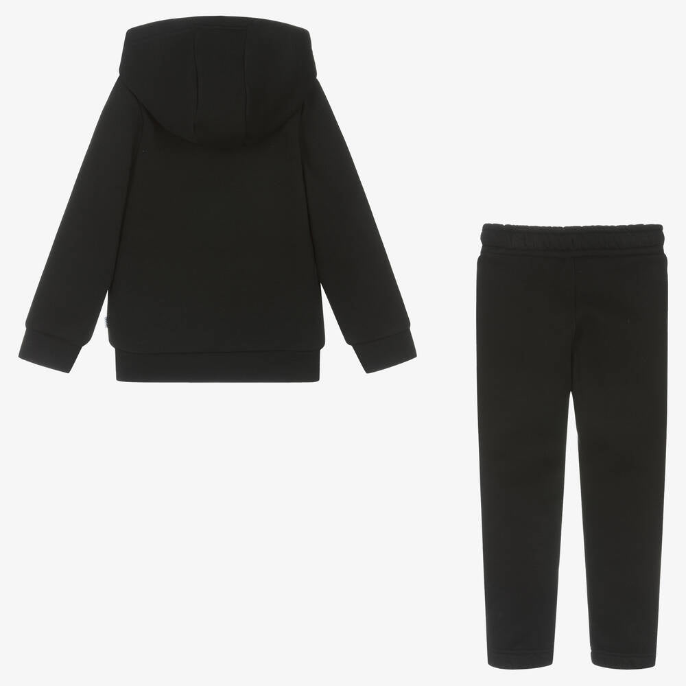 Boys Black Cotton Set