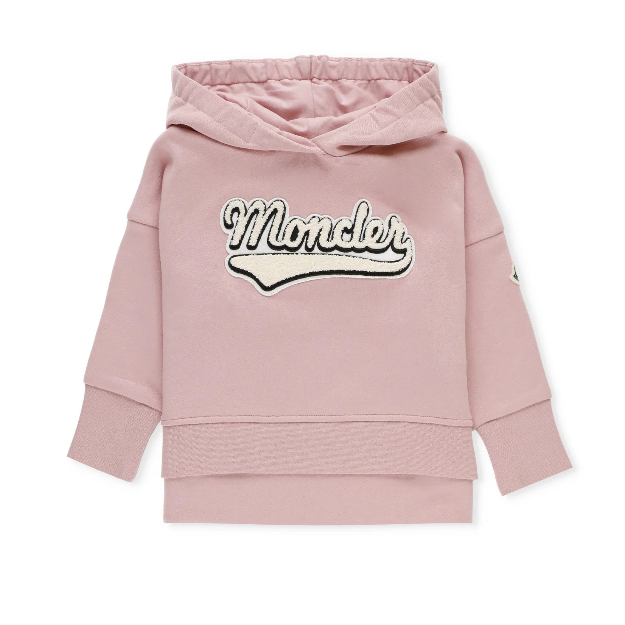 Boys & Girls Pink Logo Hooded Sweatshirt