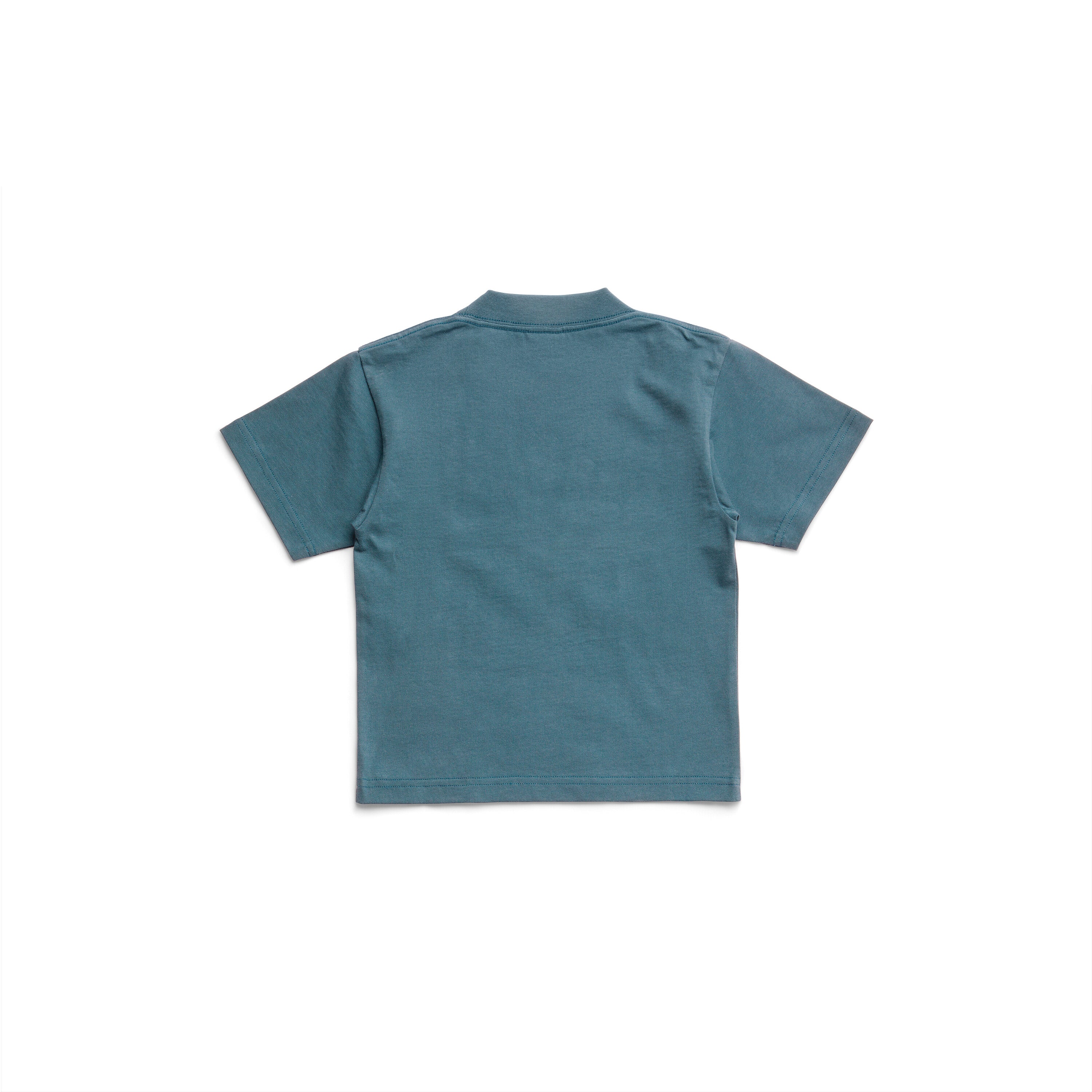 Boys & Girls Blue Logo Cotton T-Shirt