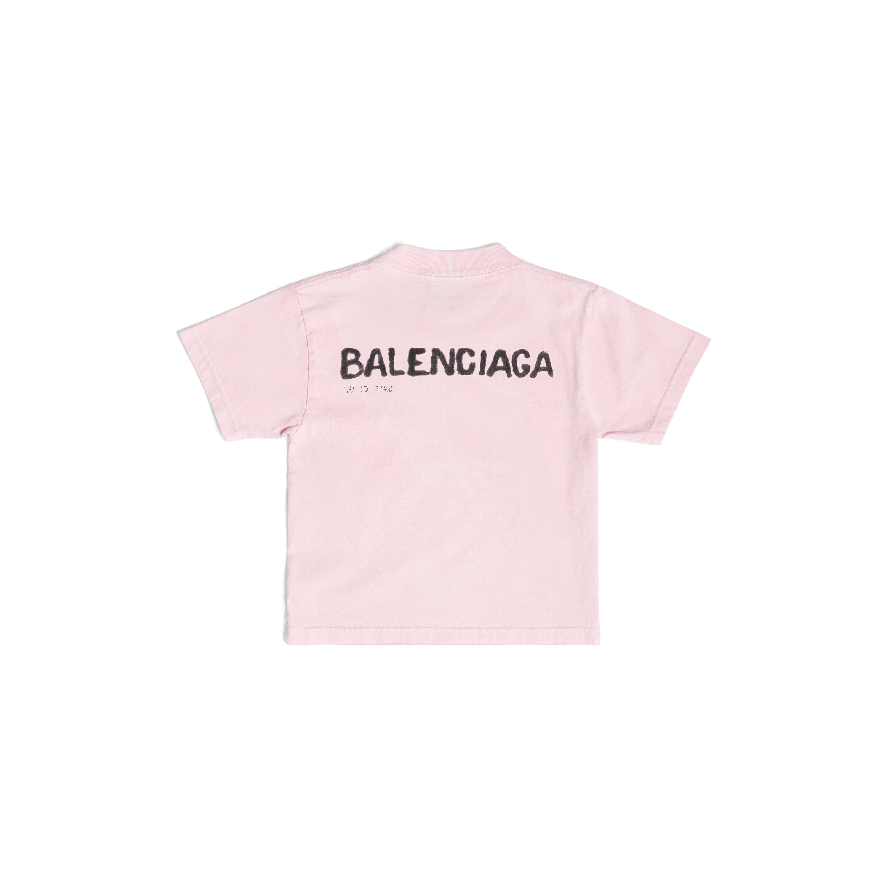 Boys & Girls Pink Logo Cotton T-Shirt