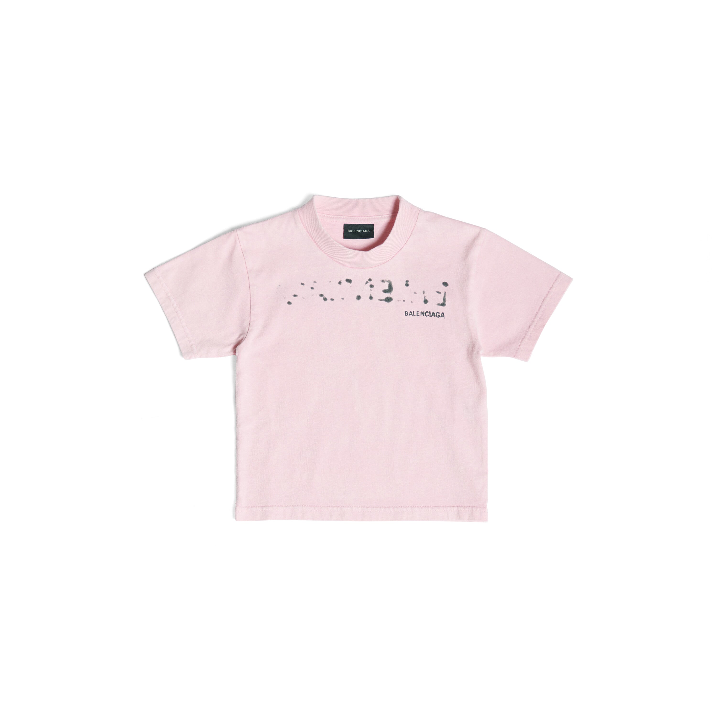 Boys & Girls Pink Logo Cotton T-Shirt