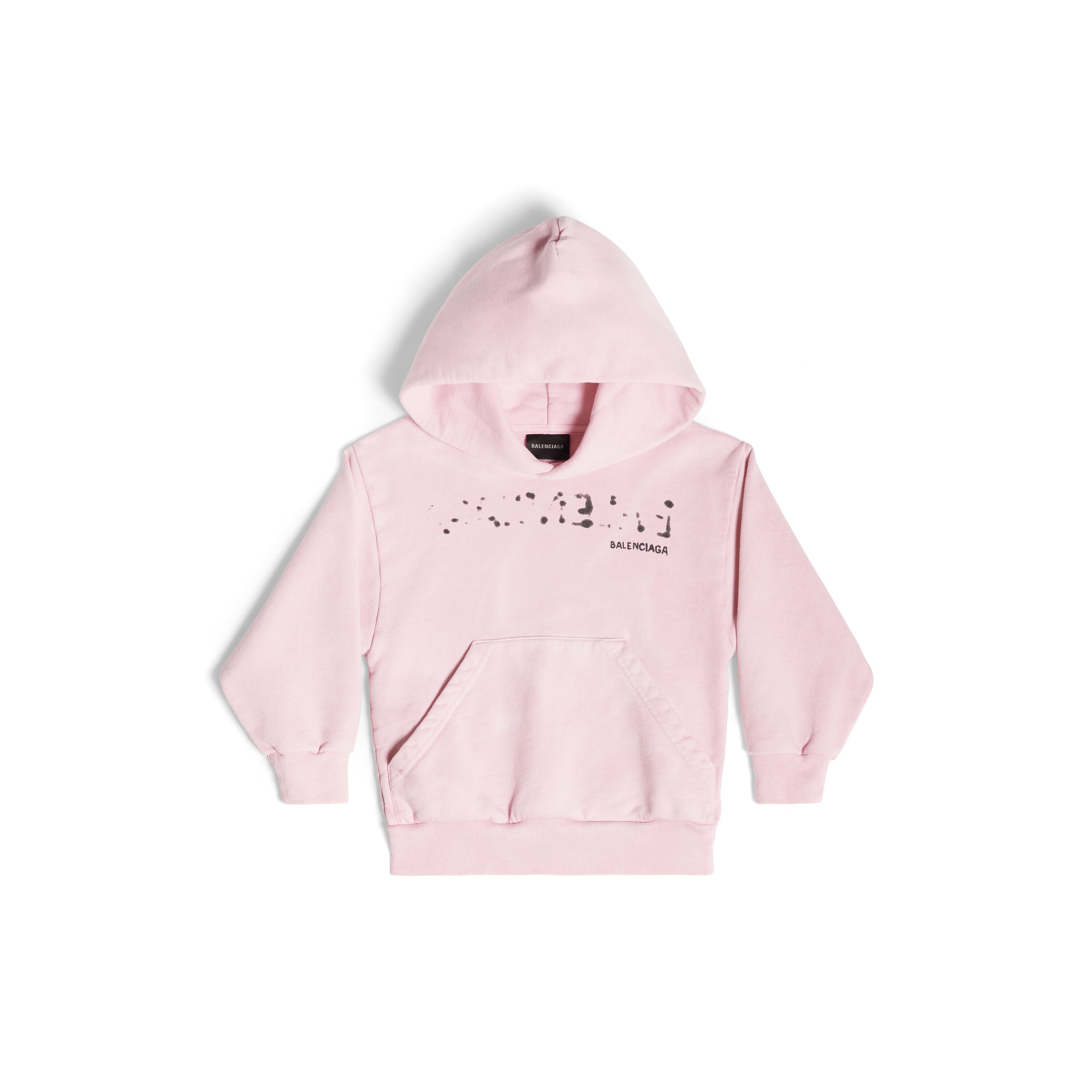 Boys & Girls Pink Logo Hooded Sweatshirt