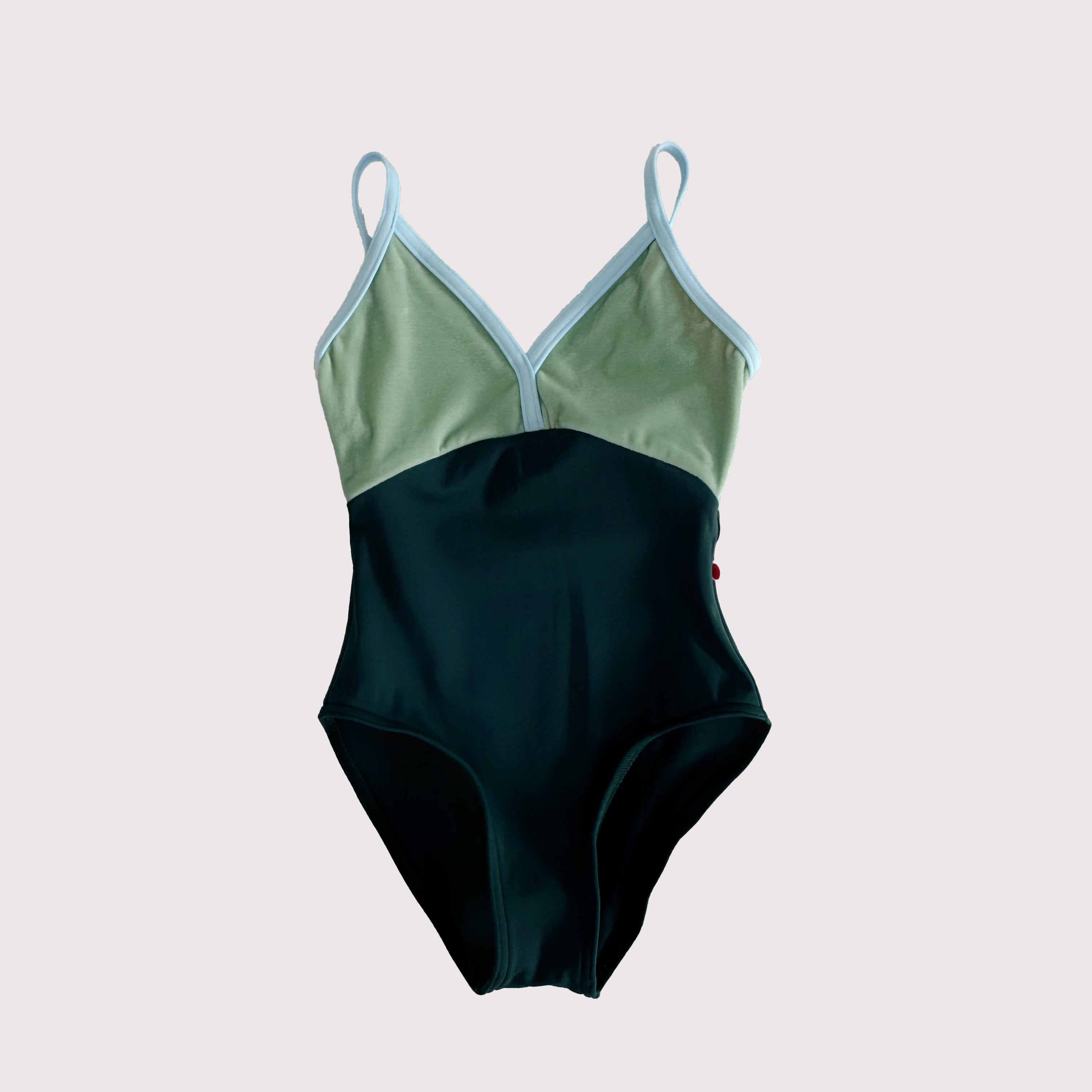 Girls Green "Daria/V-Meadow/T-Kale/N-Mirror" Ballet Onesies