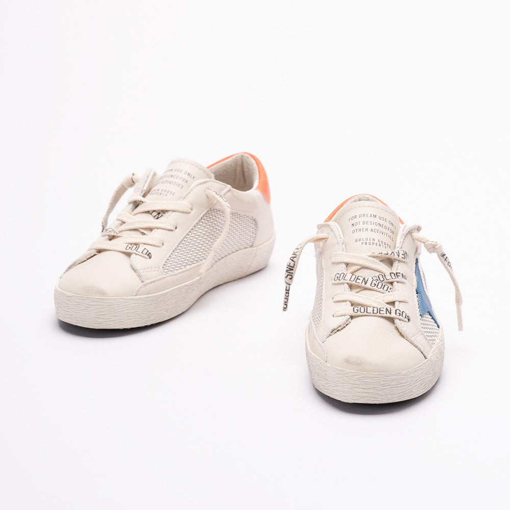 Boys & Girls White"SUPER-STAR"Shoes