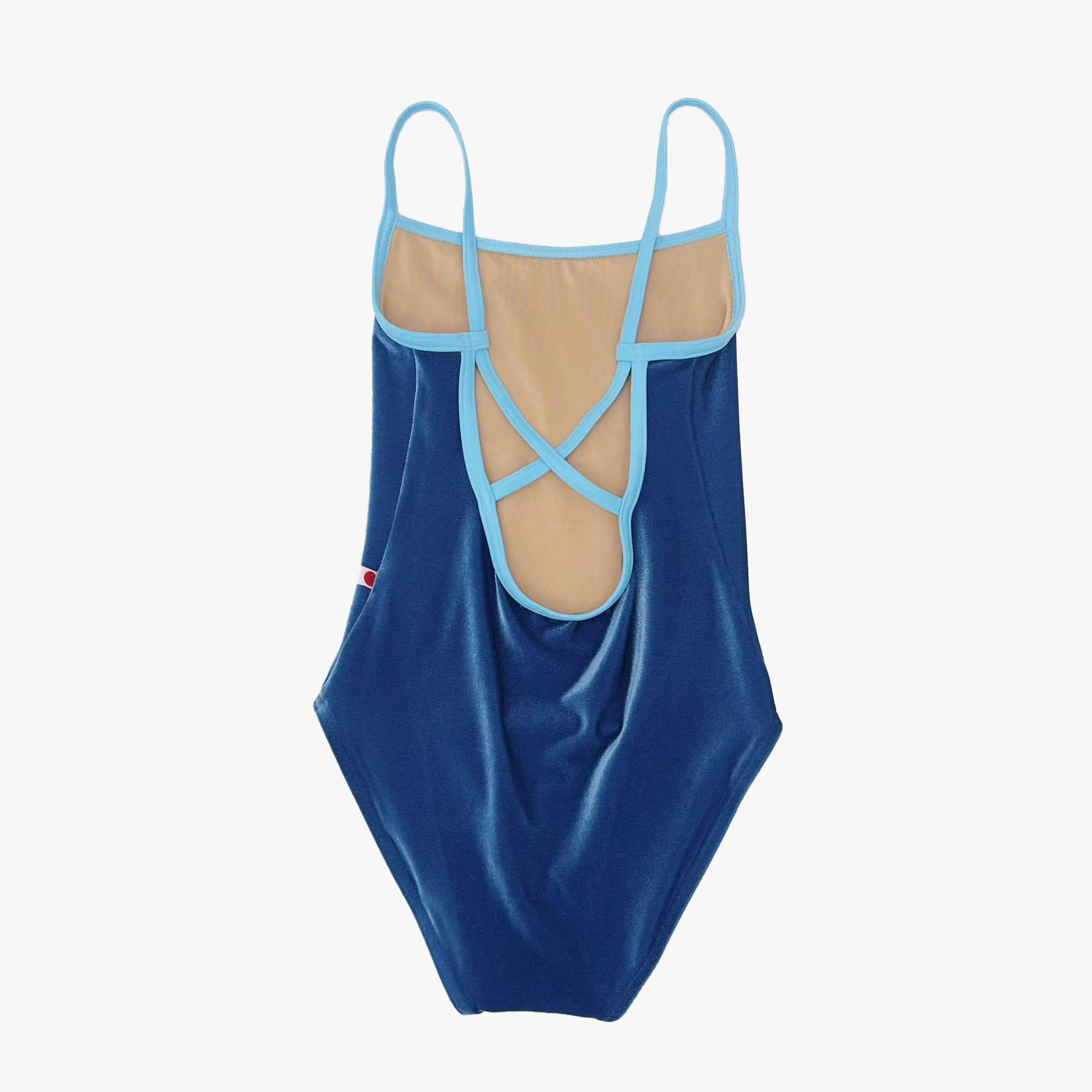 Girls Blue"Daniela/V-Ocean/T-Pool"Velvet Ballet Onesies