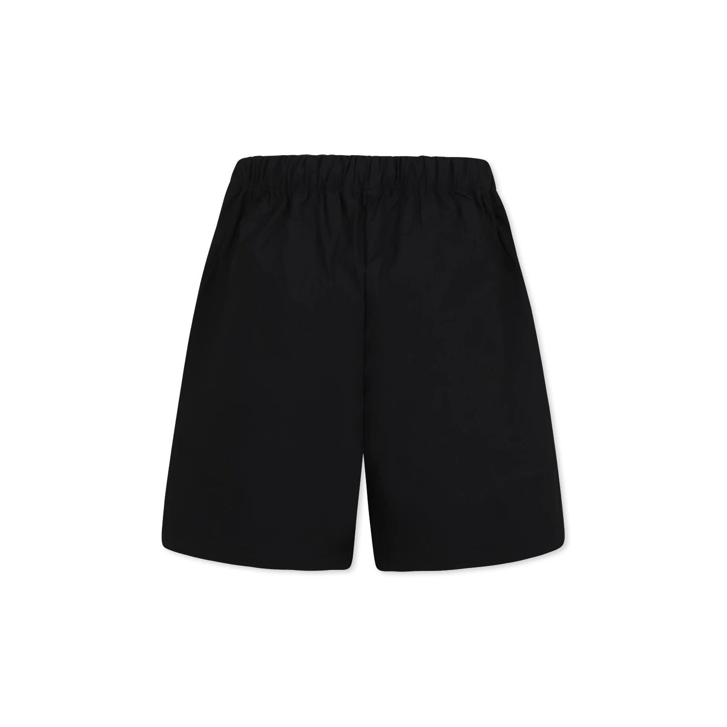 Boys Black Cotton Shorts