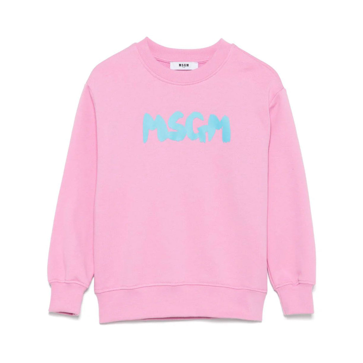 Boys & Girls Pink Logo Cotton Sweatshirt