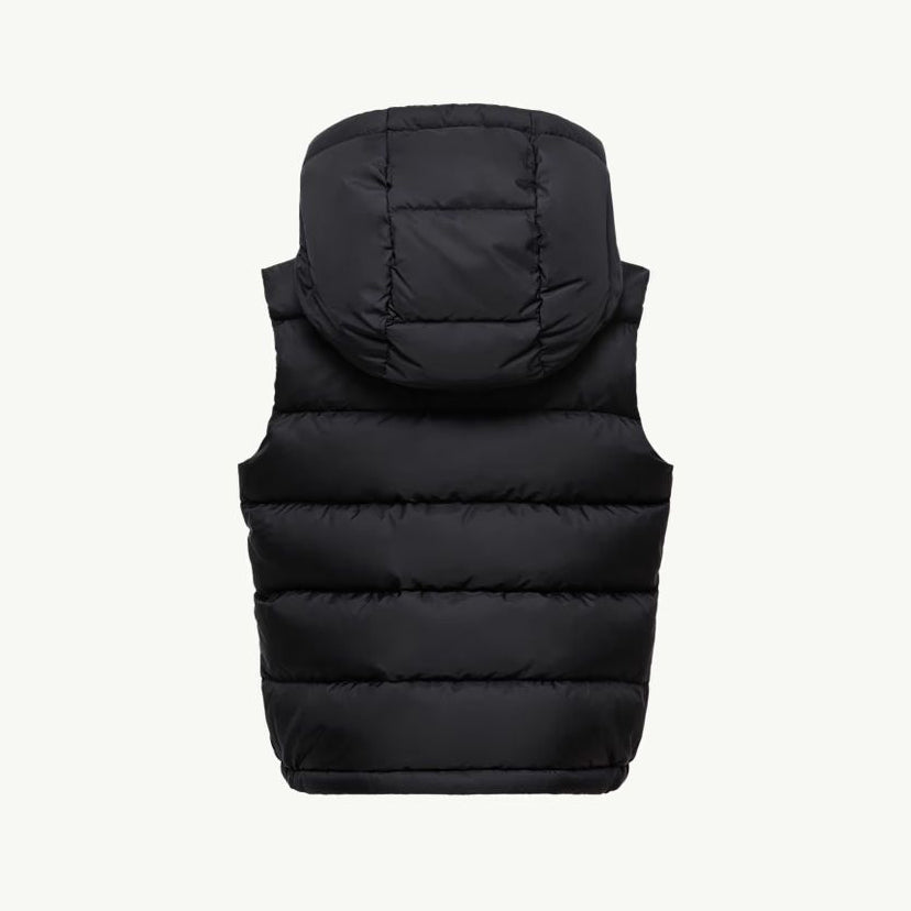 Boys Black"FUDO"Padded Down Gilet