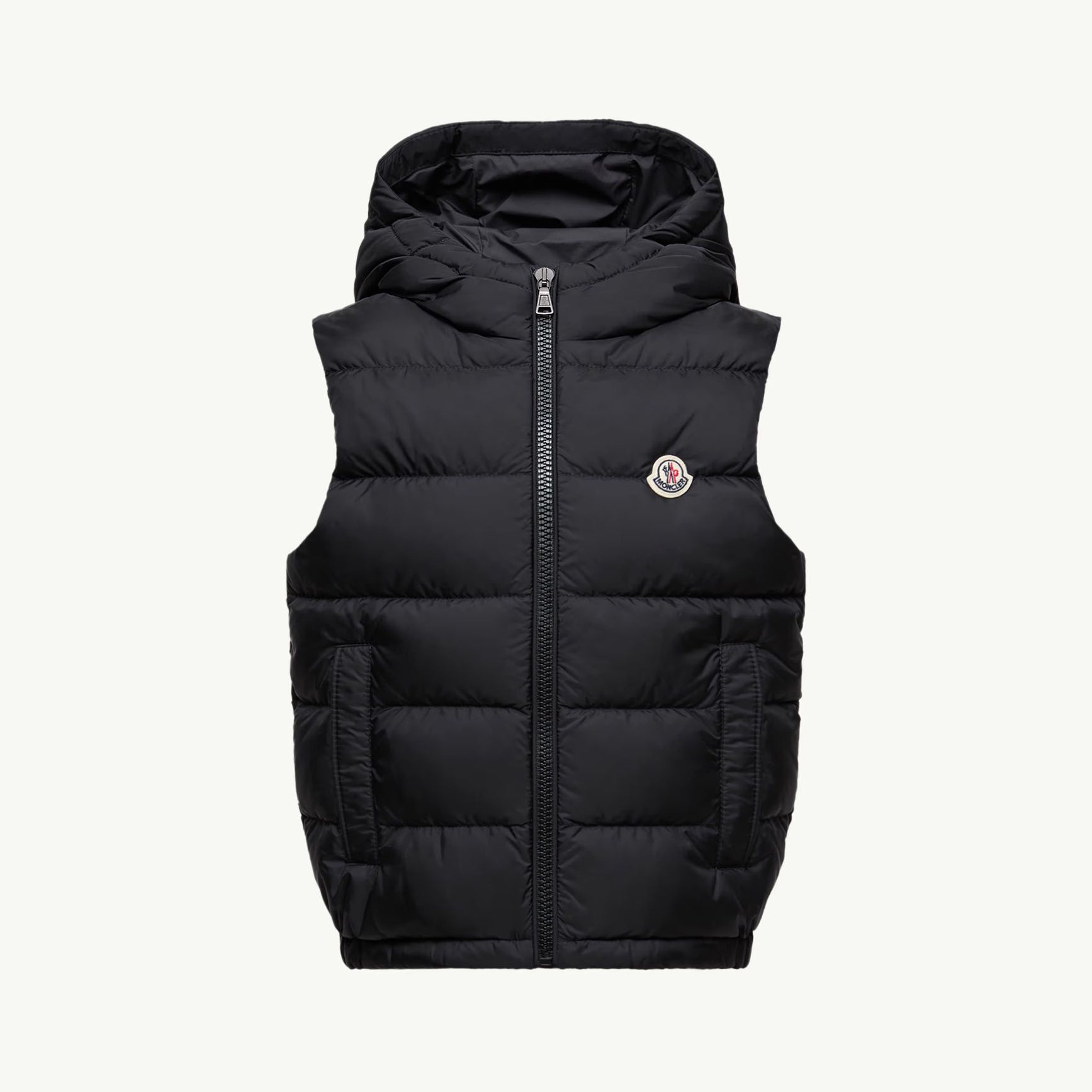 Boys Black"FUDO"Padded Down Gilet