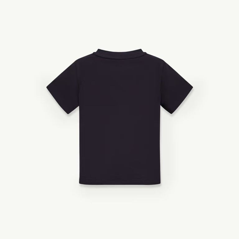 Baby Boys Navy Logo Cotton T-Shirt