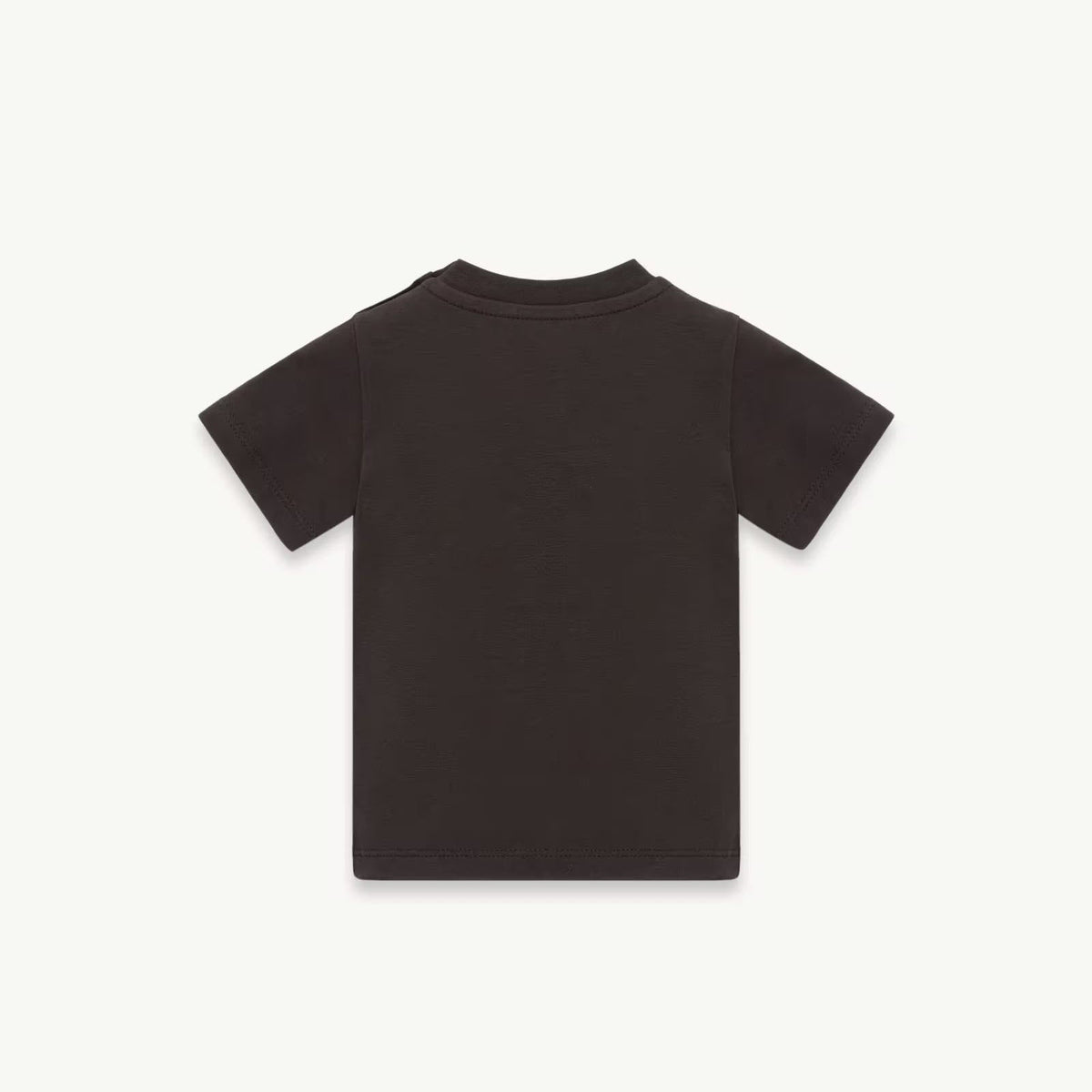 Baby Boys Black Logo Cotton T-Shirt