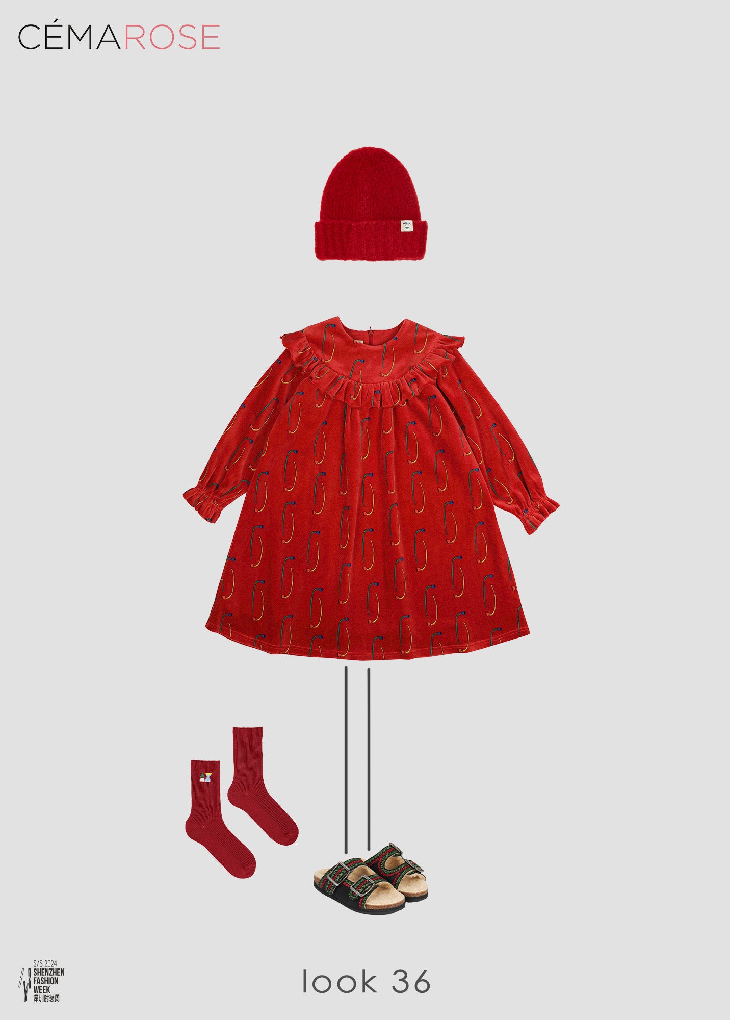 Boys & Girls Red Cotton Socks