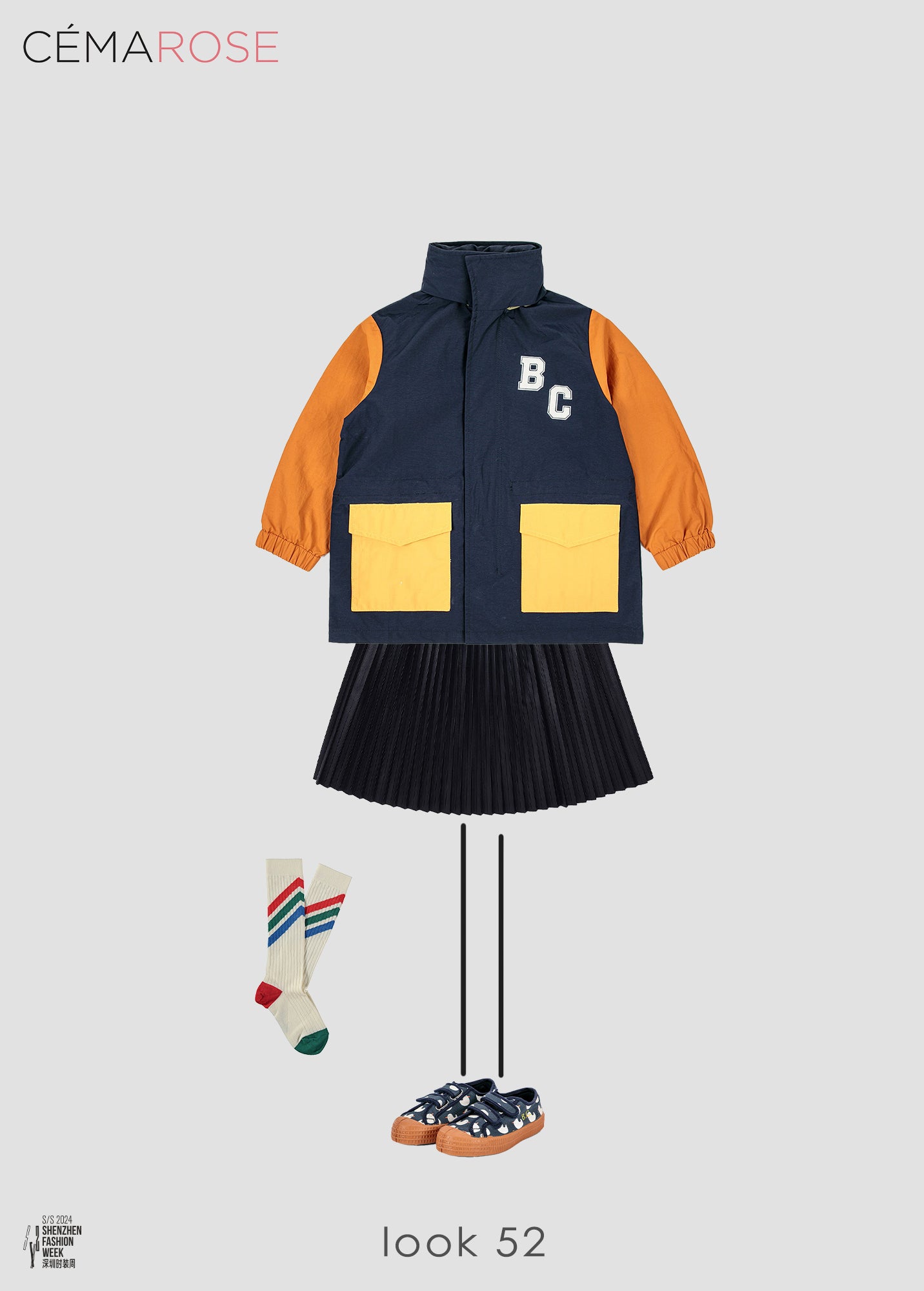 Girls Black Pleated Skirt