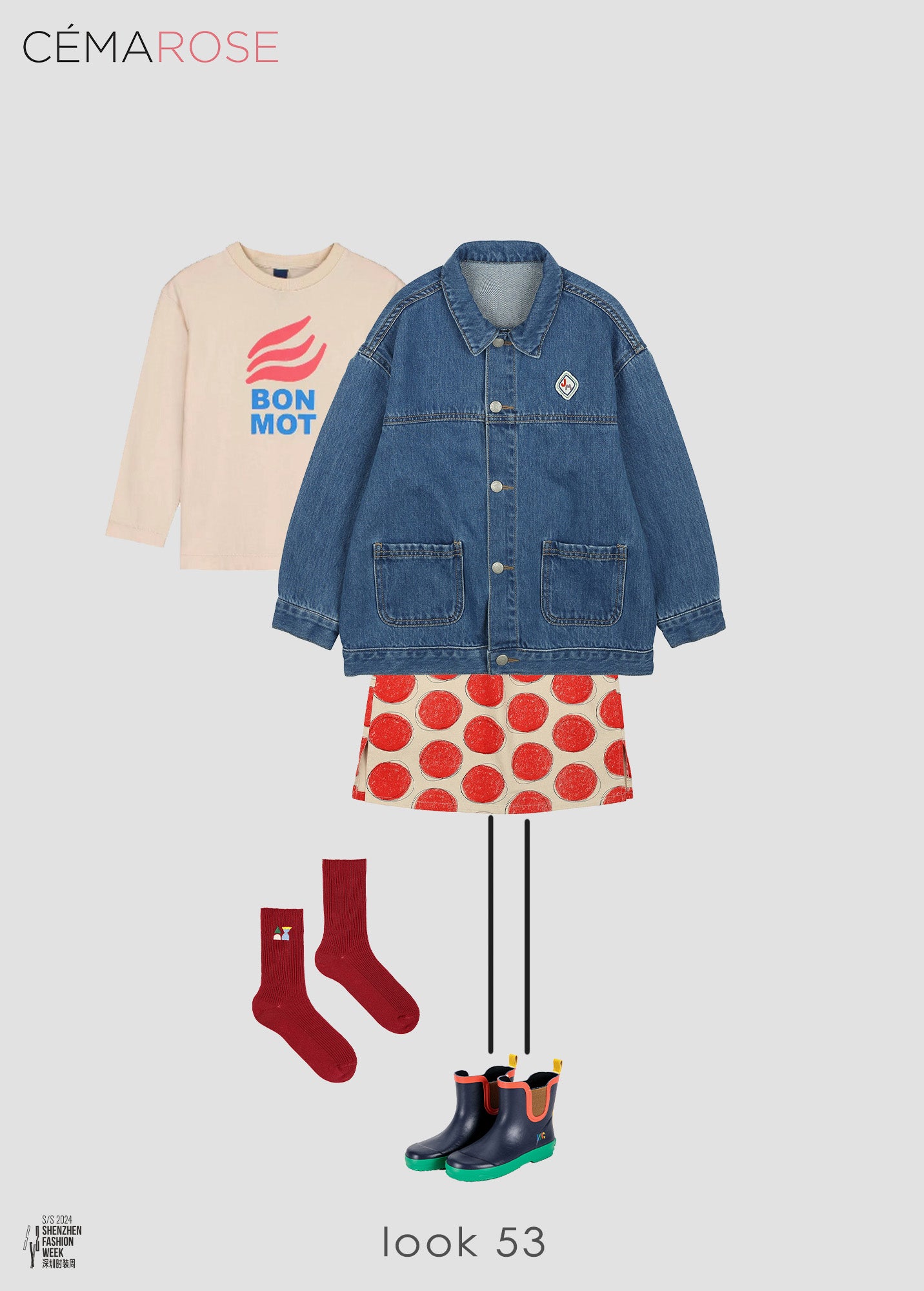 Boys & Girls Blue Denim Coat