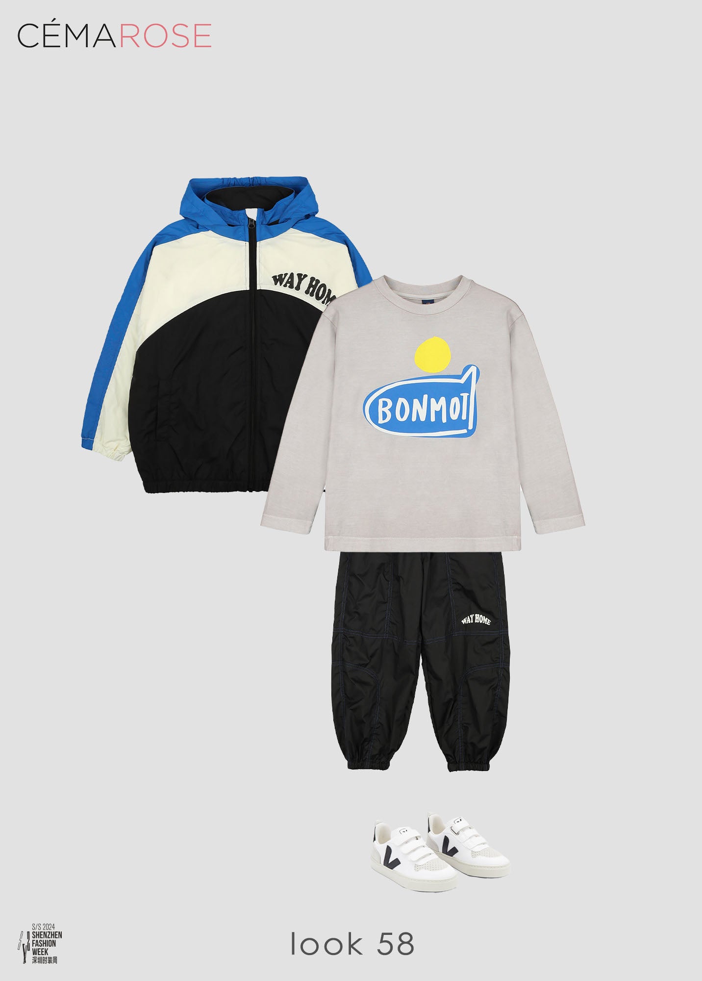 Boys & Girls Blue Zip-Up Jacket