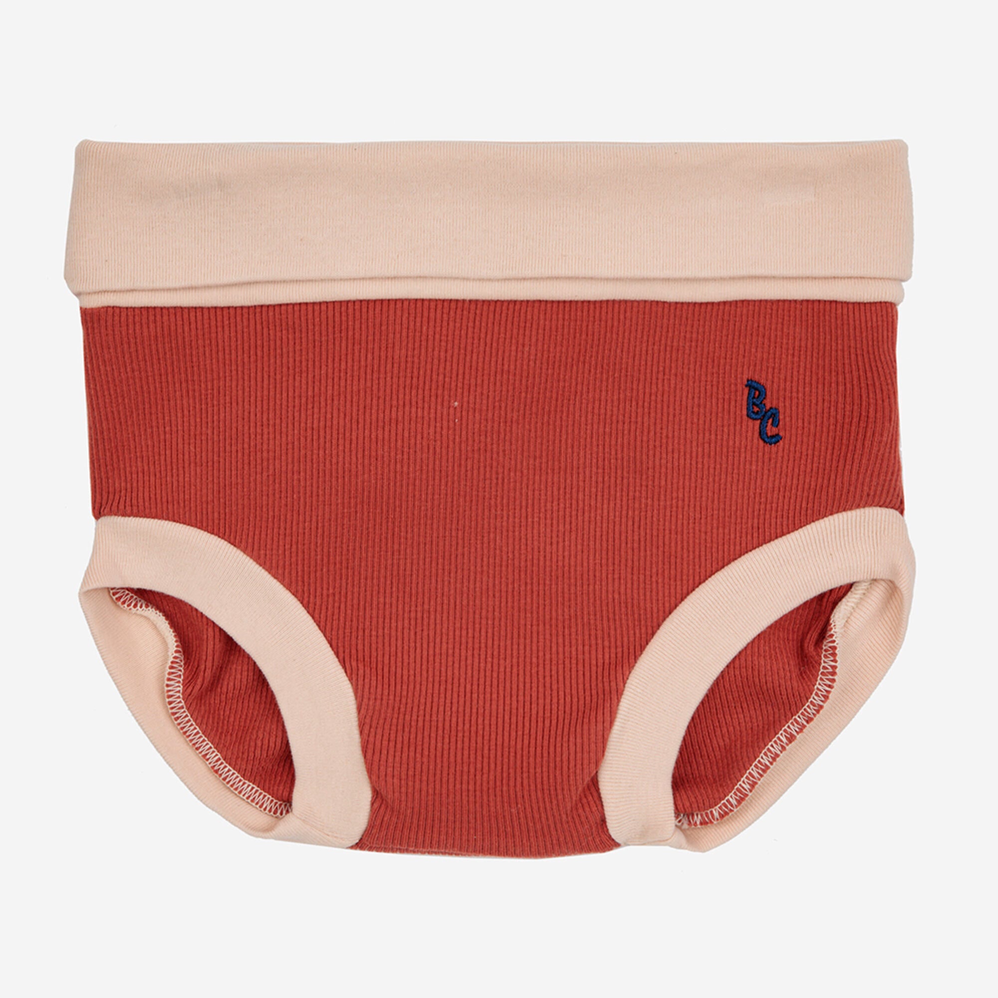 Baby Boys & Girls Red Cotton Shorts