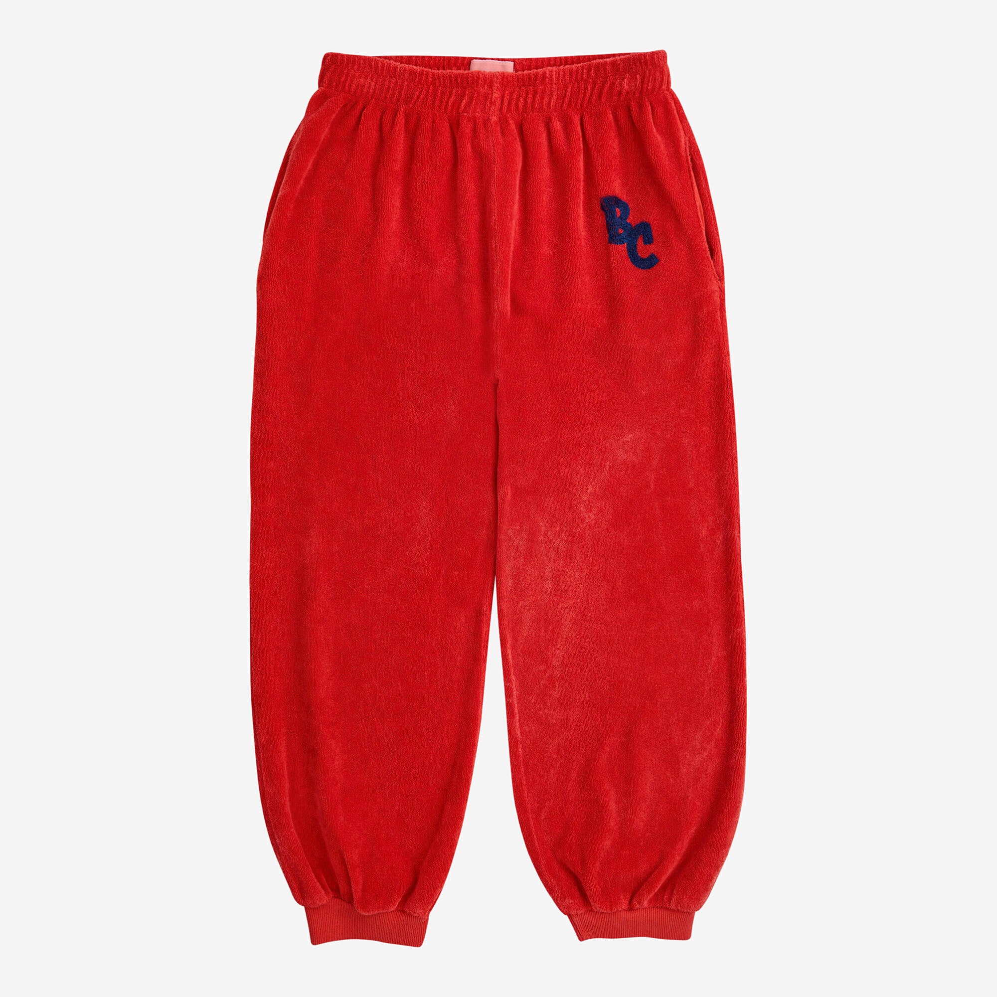 Boys & Girls Red Cotton Trousers
