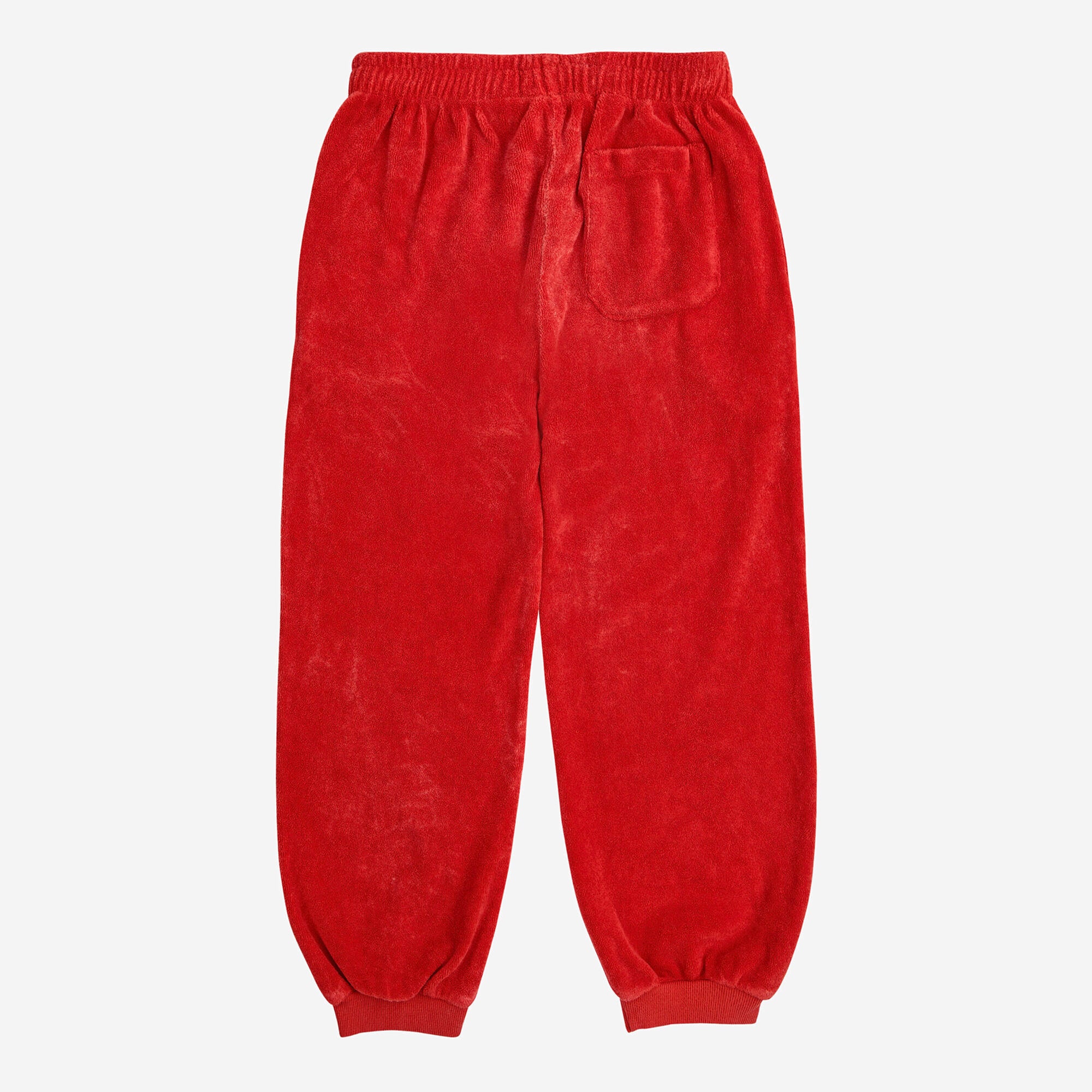Boys & Girls Red Cotton Trousers