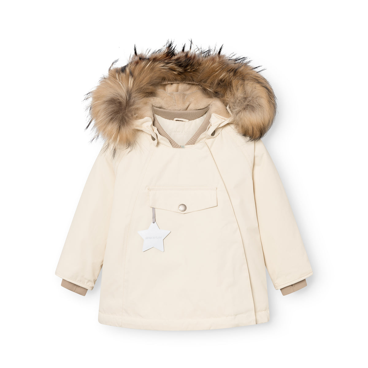 Boys & Girls White "MATWANG" Jacket