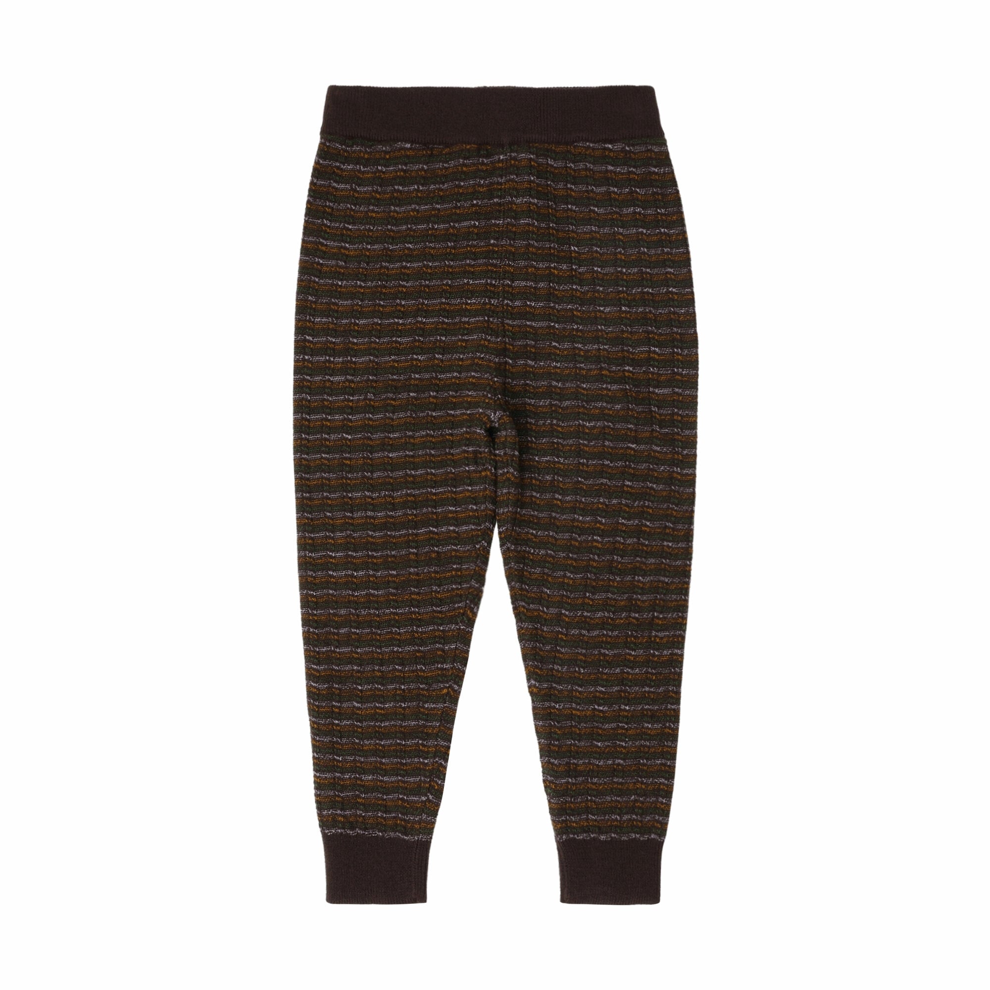 Boys & Girls Mocca Stripes Wool Trousers