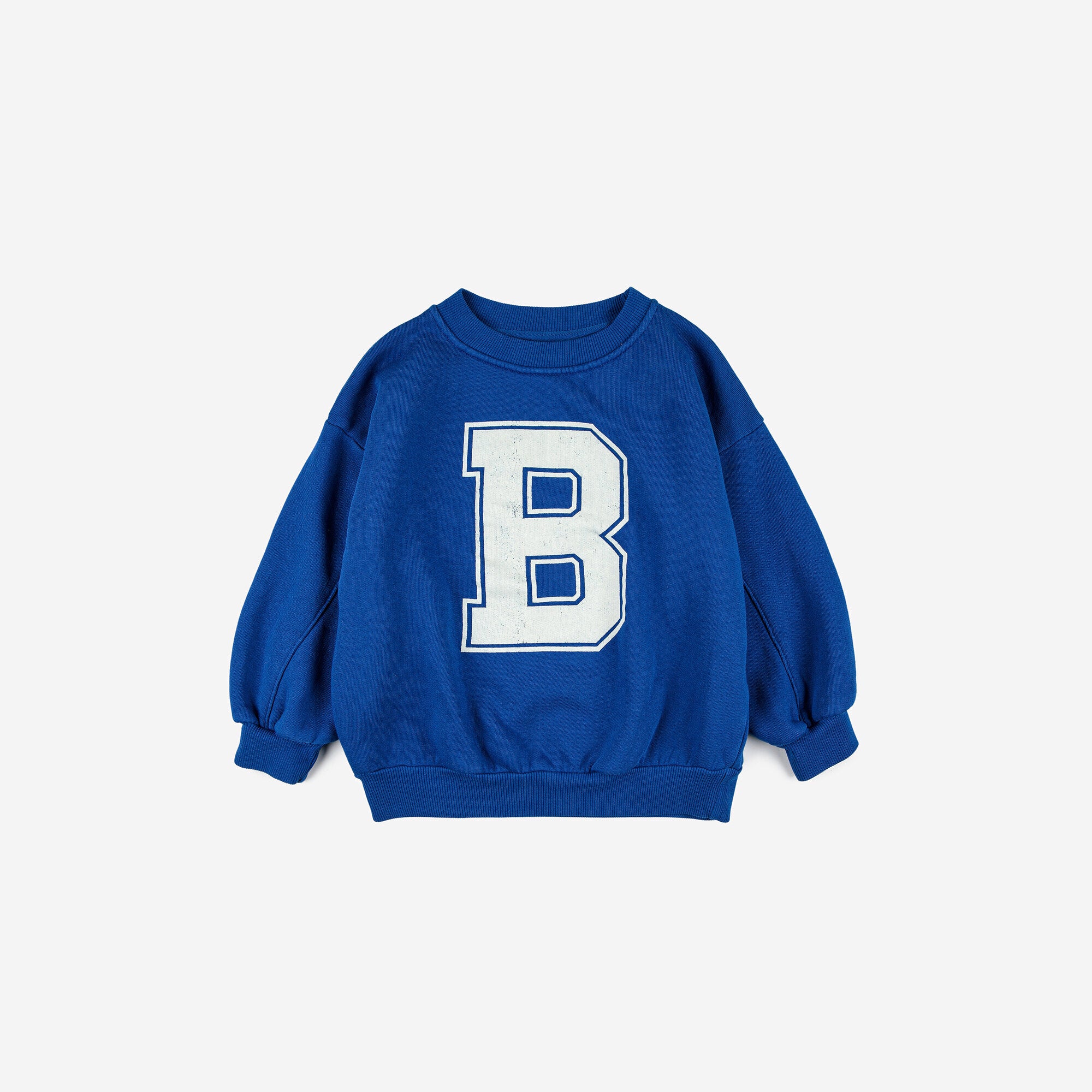 Boys & Girls Blue Logo Cotton Sweatshirt
