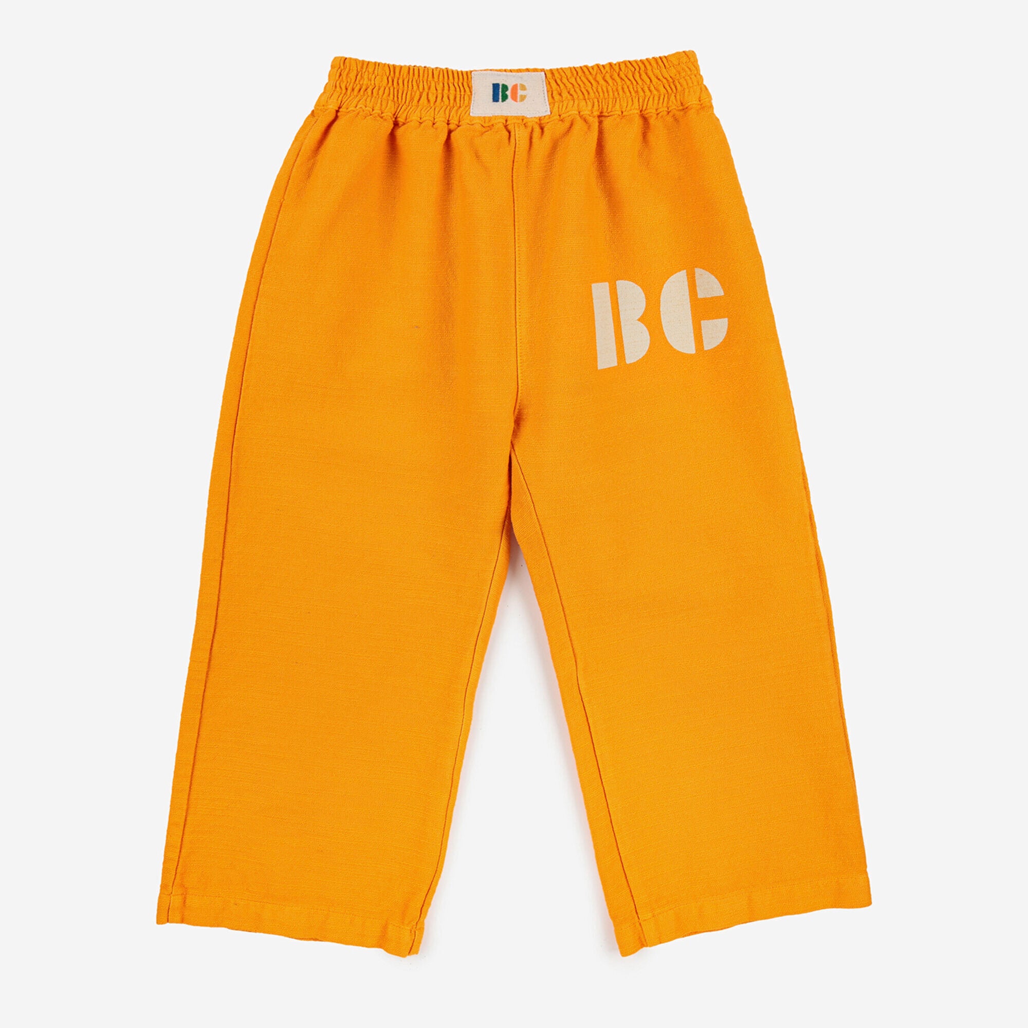 Boys & Girls Orange Cotton Trousers