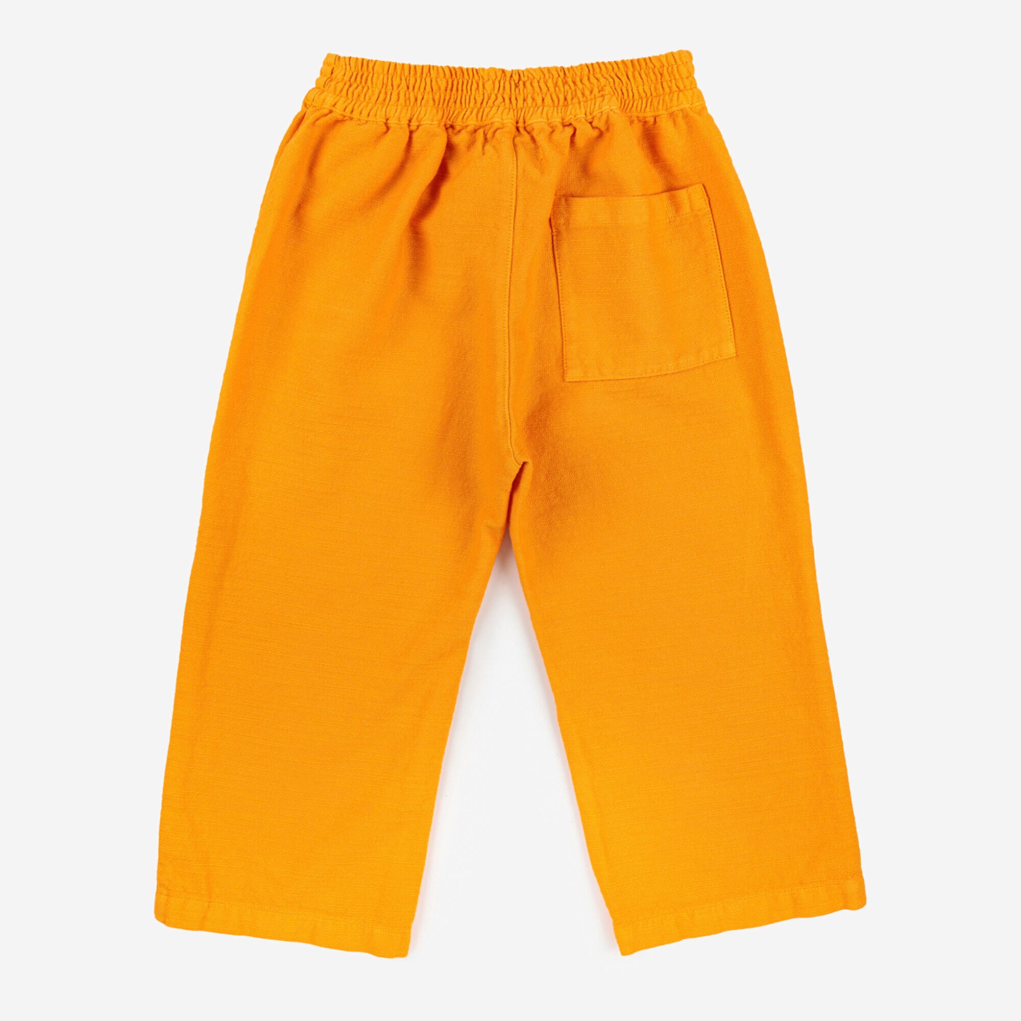 Boys & Girls Orange Cotton Trousers