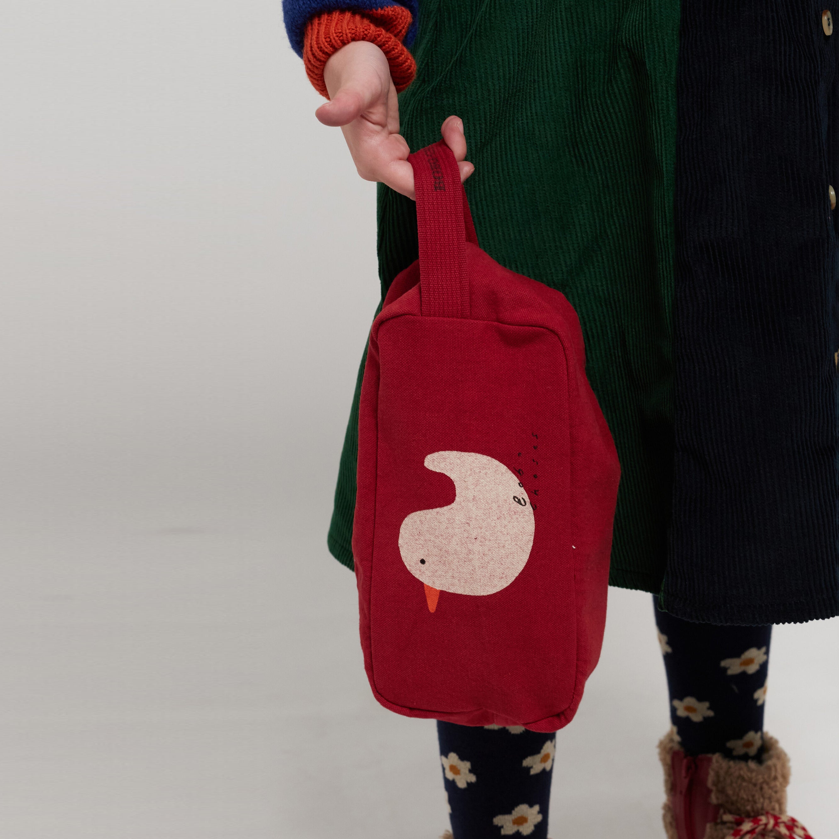 Boys & Girls Red Printed Bag