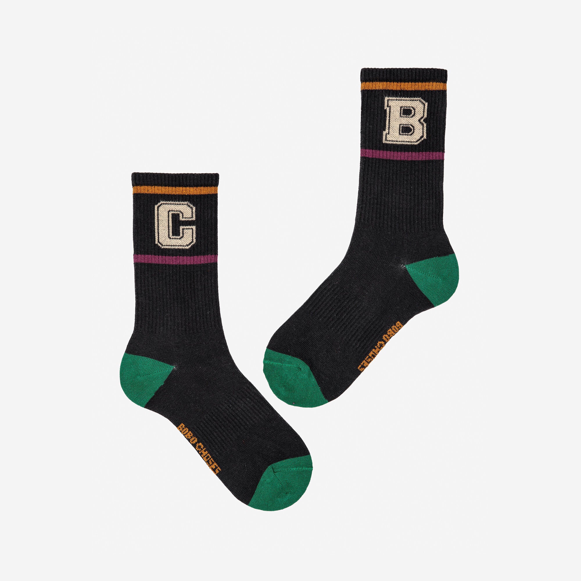 Boys & Girls Dark Grey Cotton Socks