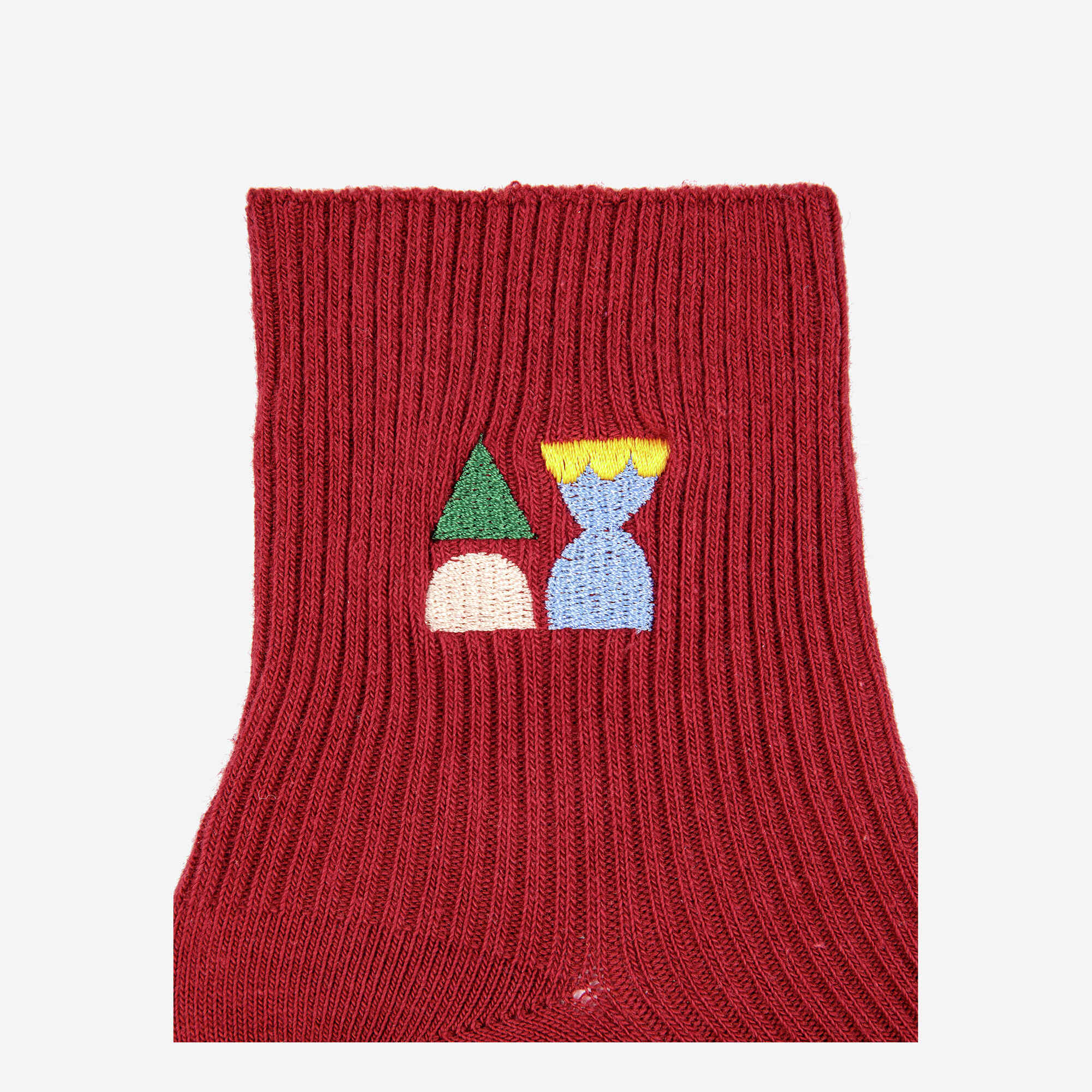Boys & Girls Red Cotton Socks