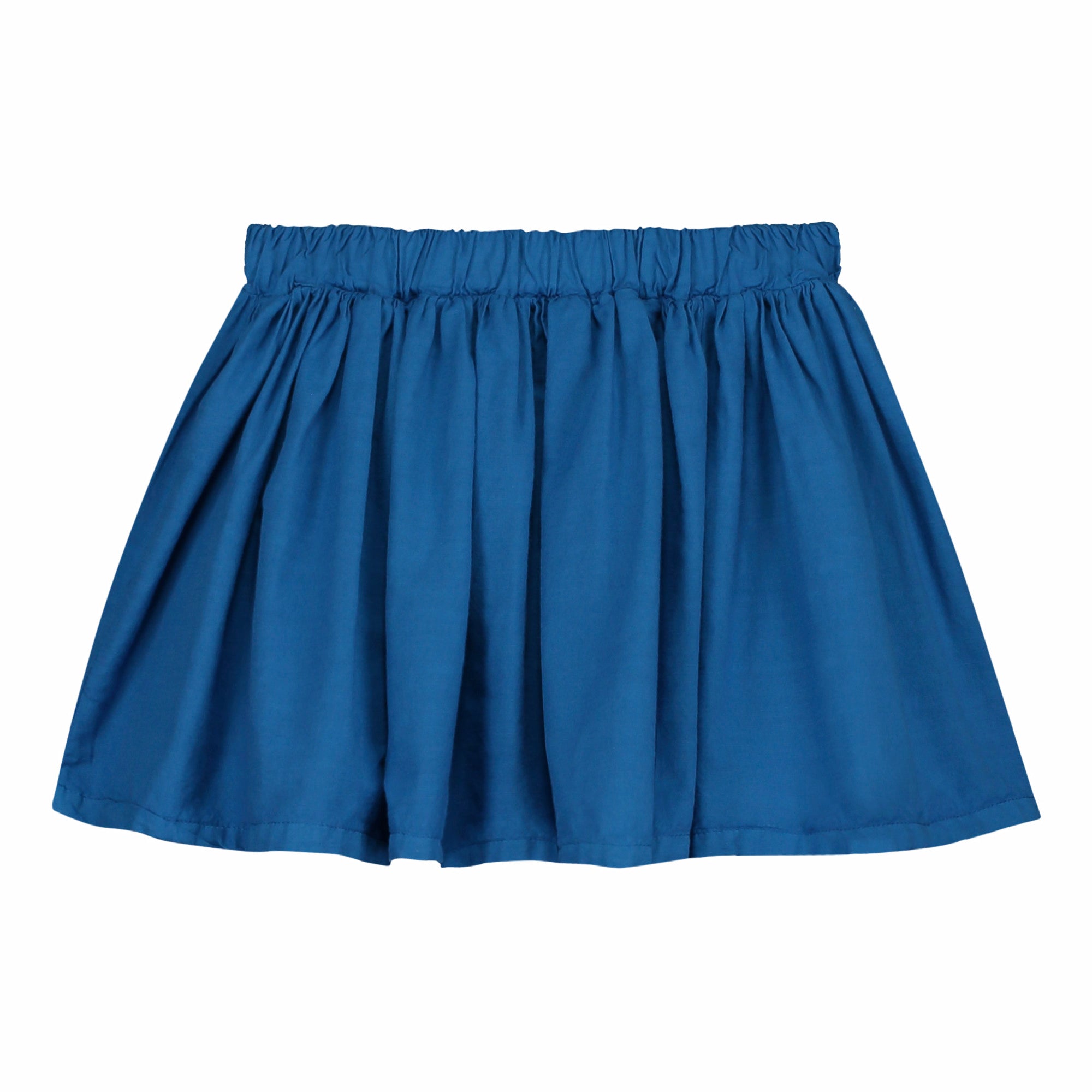 Girls Blue Cotton Skirt