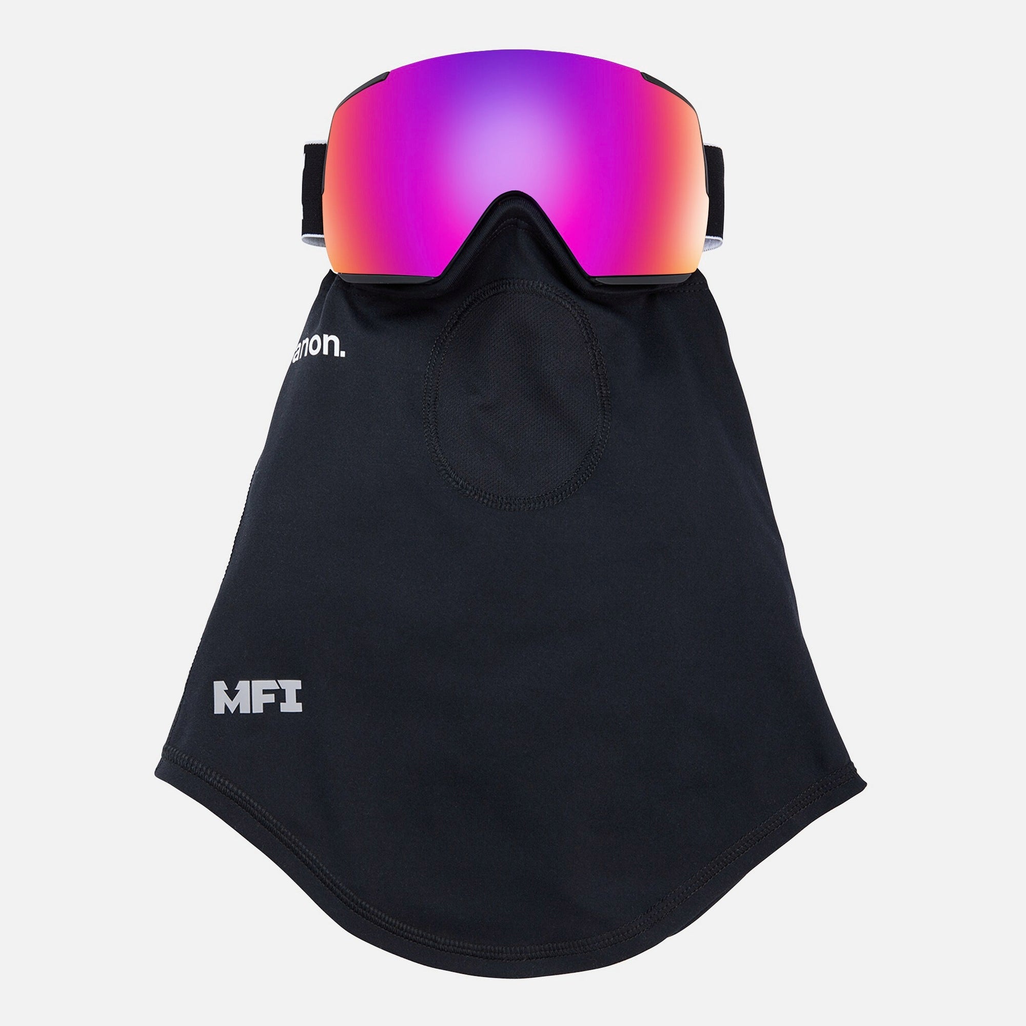 Adult Black Ski Goggle & Face Mask Set(Anon M5S半球面镜)